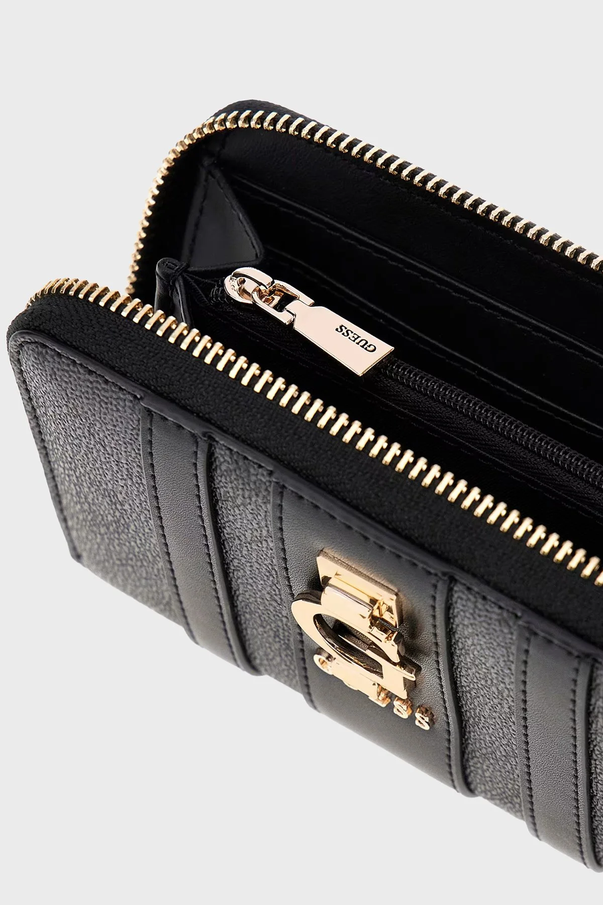 Guess Erenia 4G Logolu Fermuarlı SWSO7838140 Bayan Cüzdan SWSO78 38140 CLO ANTRASİT - 3