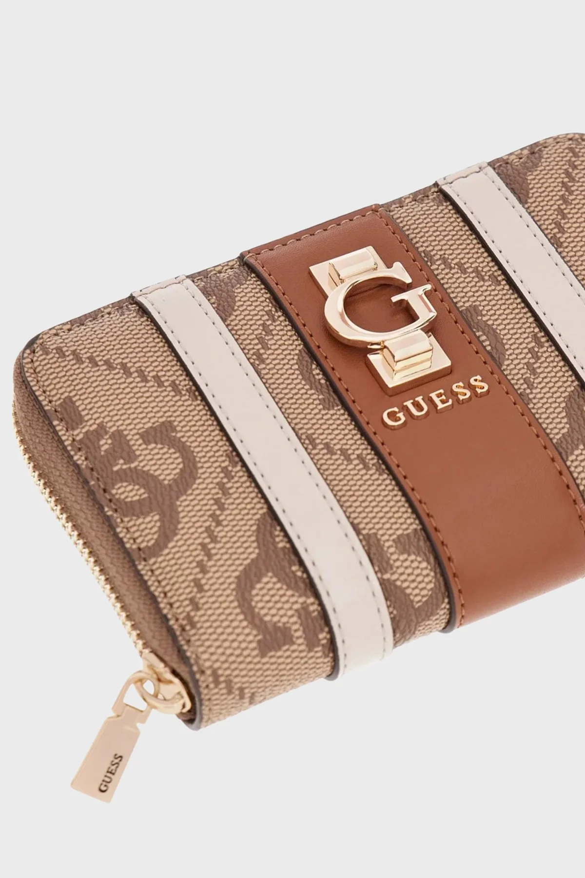 Guess Erenia 4G Logolu Fermuarlı SWSO7838140 Bayan Cüzdan SWSO78 38140 LTL KAHVE - 3