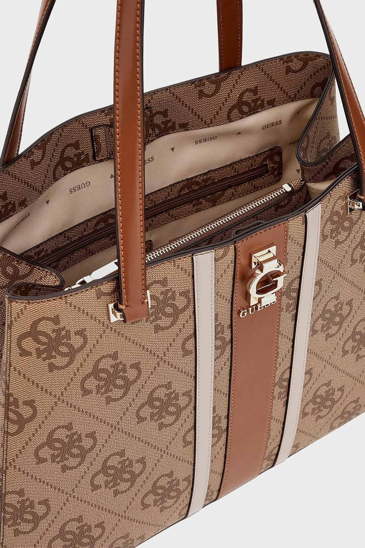 Guess Erenia 4G Logolu Omuz Askılı HWSO7838230 Bayan Çanta HWSO78 38230 LTL KAHVE - 5