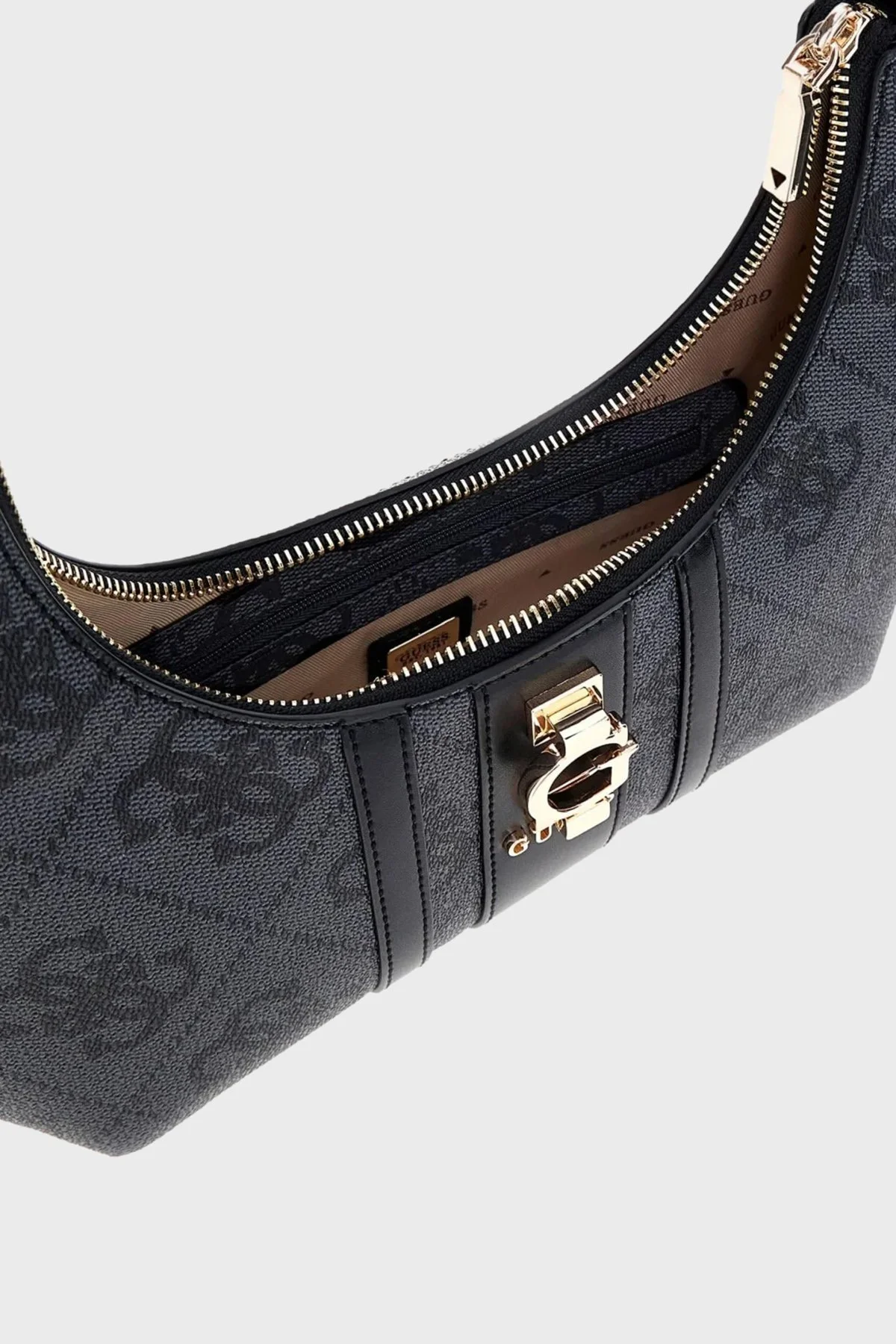 Guess Erenia 4G Logolu Zincir Askılı HWSO7838180 Bayan Çanta HWSO78 38180 CLO ANTRASİT - 3