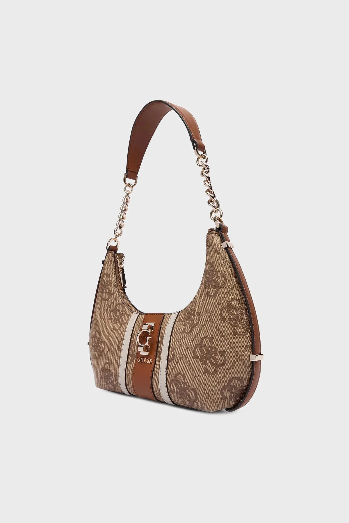 Guess Erenia 4G Logolu Zincir Askılı HWSO7838180 Bayan Çanta HWSO78 38180 LTL KAHVE - 4