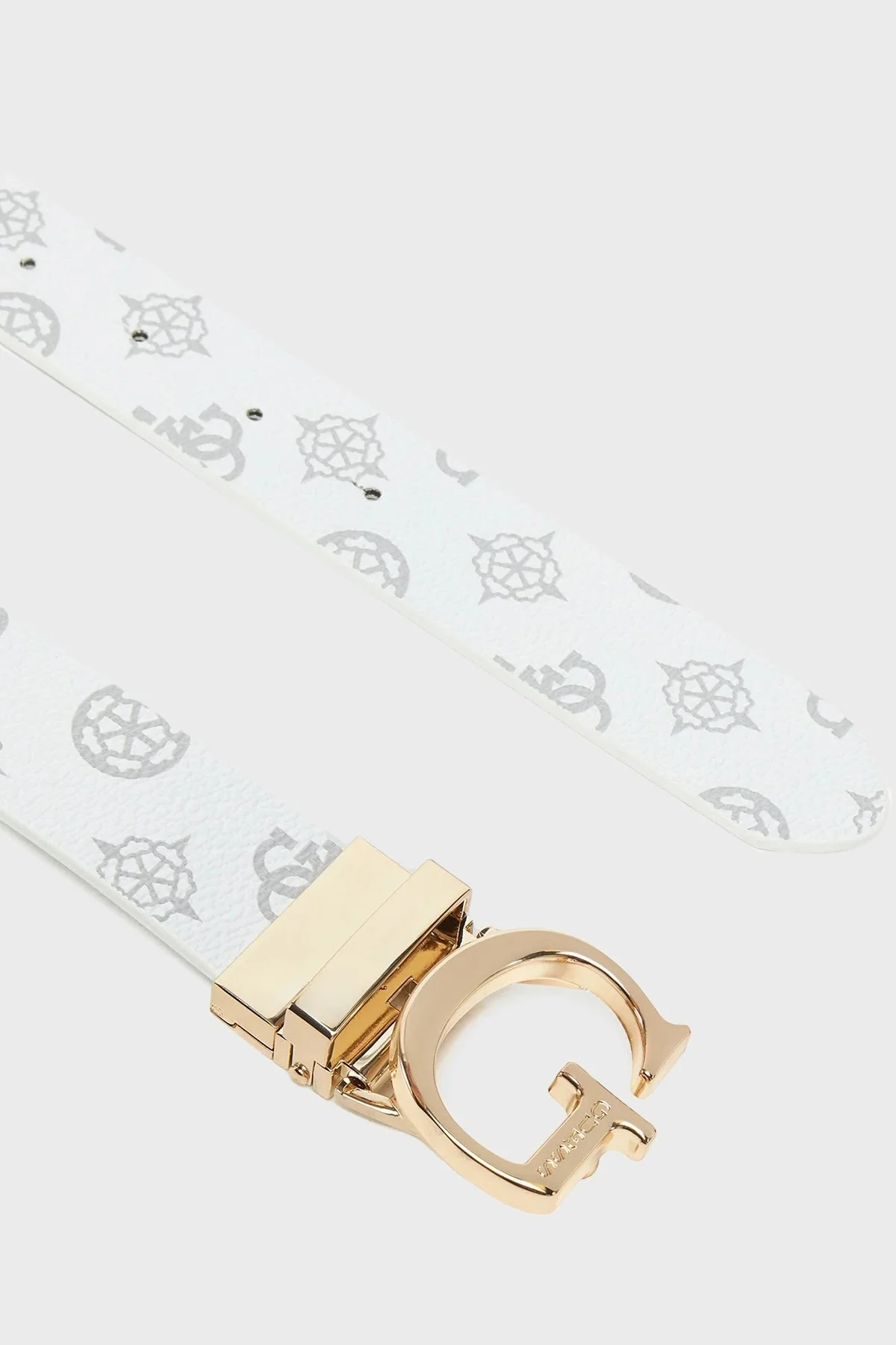 Guess Erica Logolu Çift Taraflı BW9171P4430 Bayan Kemer BW9171 P4430 WLO BEYAZ - 7