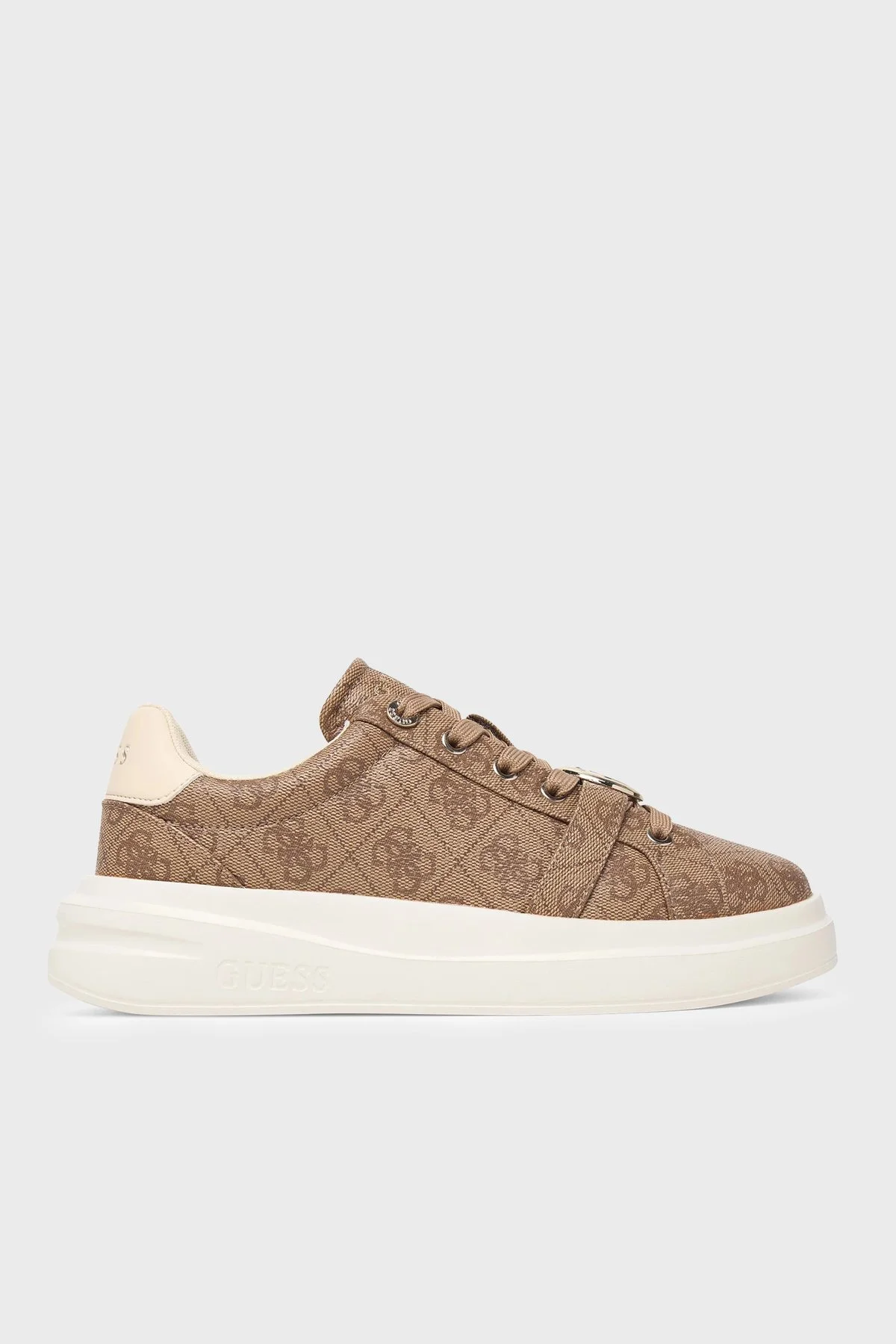 Guess Erizo 4G Logolu Sneaker FLFEZ2FAL12 Kadın Ayakkabı FLFEZ2 FAL12 BROWN Kahve-krem - 1