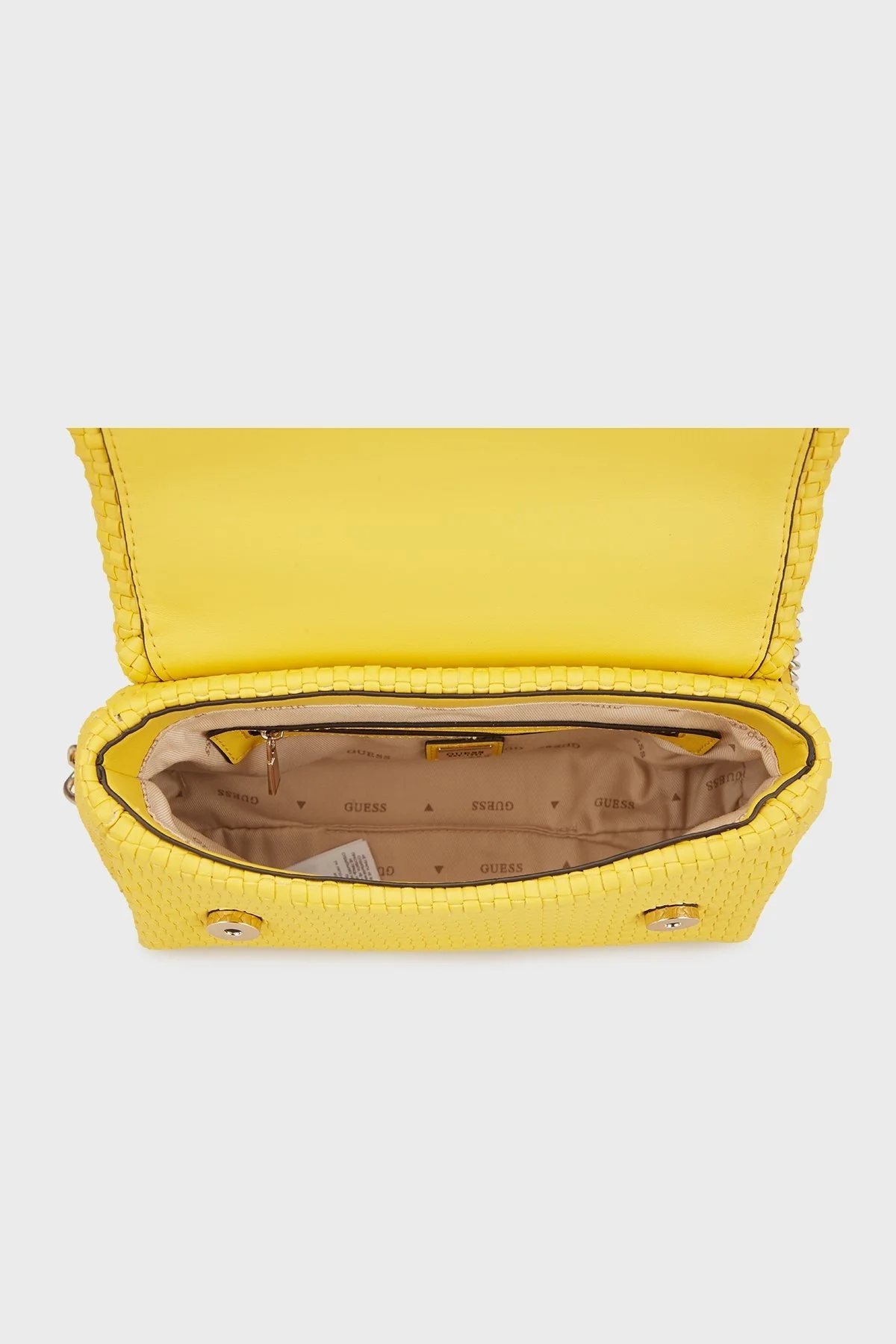 Guess Etel Zincir Askılı Hasır HWWW9219210 Bayan Çanta HWWW9219210 YEL SARI - 4