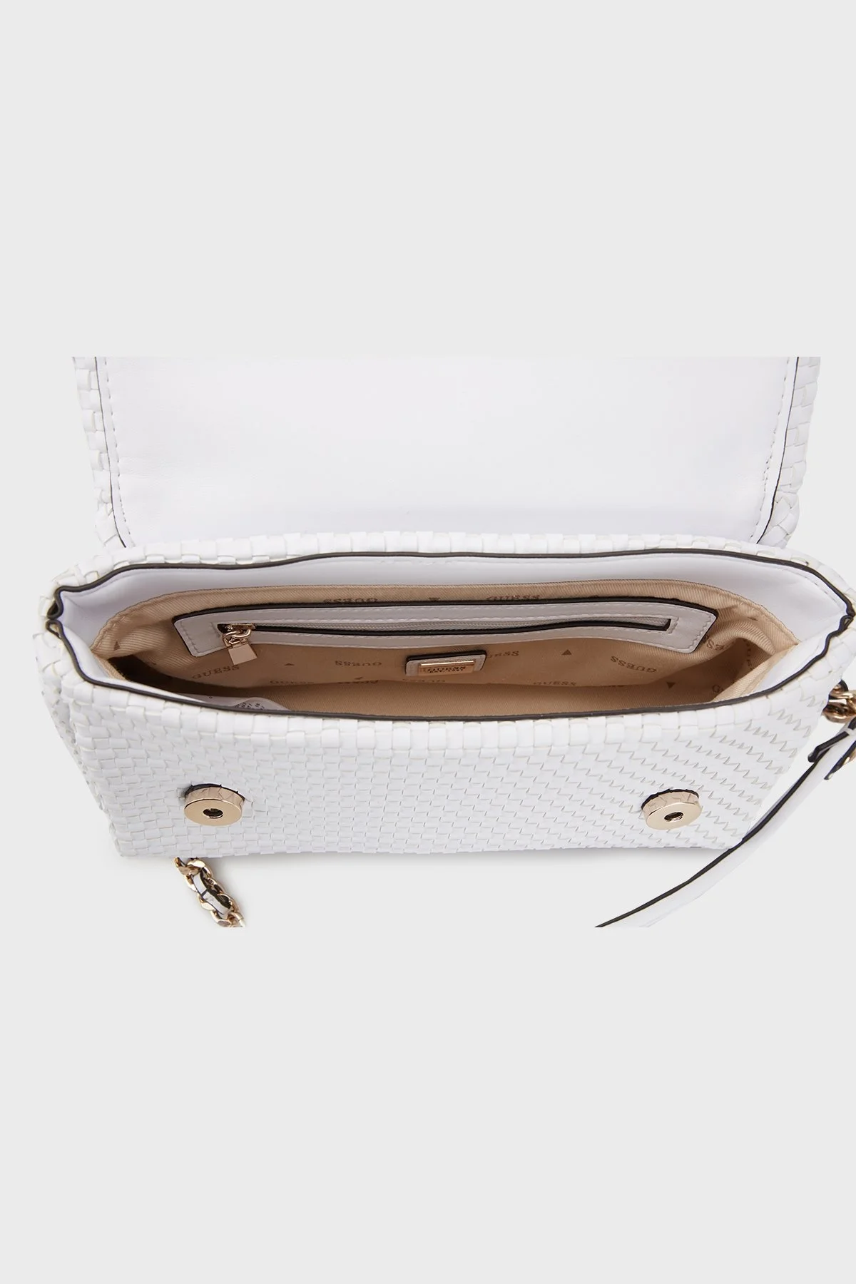 Guess Etel Zincir Askılı HWWG9219210 Bayan Çanta HWWG9219210 WHI BEYAZ - 4