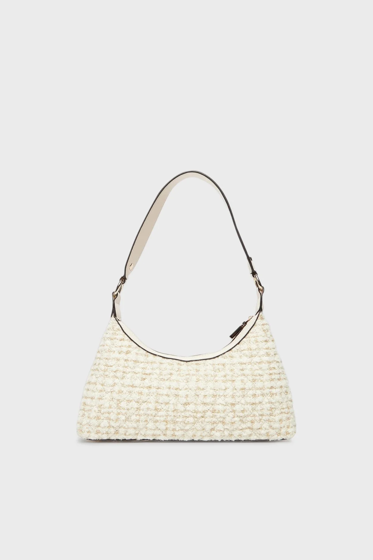 Guess Everlee Logolu Yün Karışımlı Tweed HWAT8679180 Bayan Çanta HWAT86 79180 IVO EKRU - 2