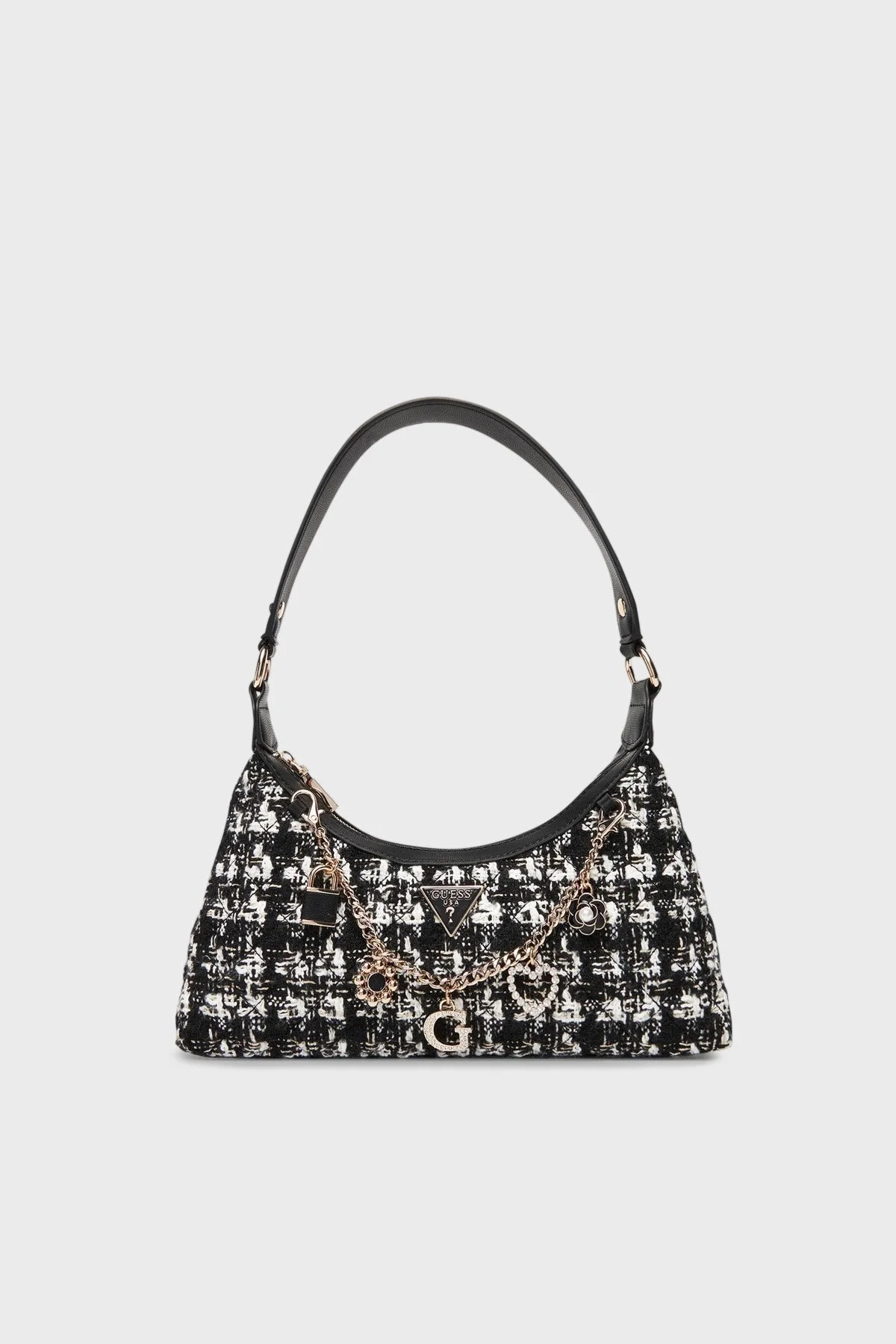 Guess Everlee Omuz Askılı Tüvit HWTB8679180 Bayan Çanta HWTB86 79180 BML SİYAH - 1