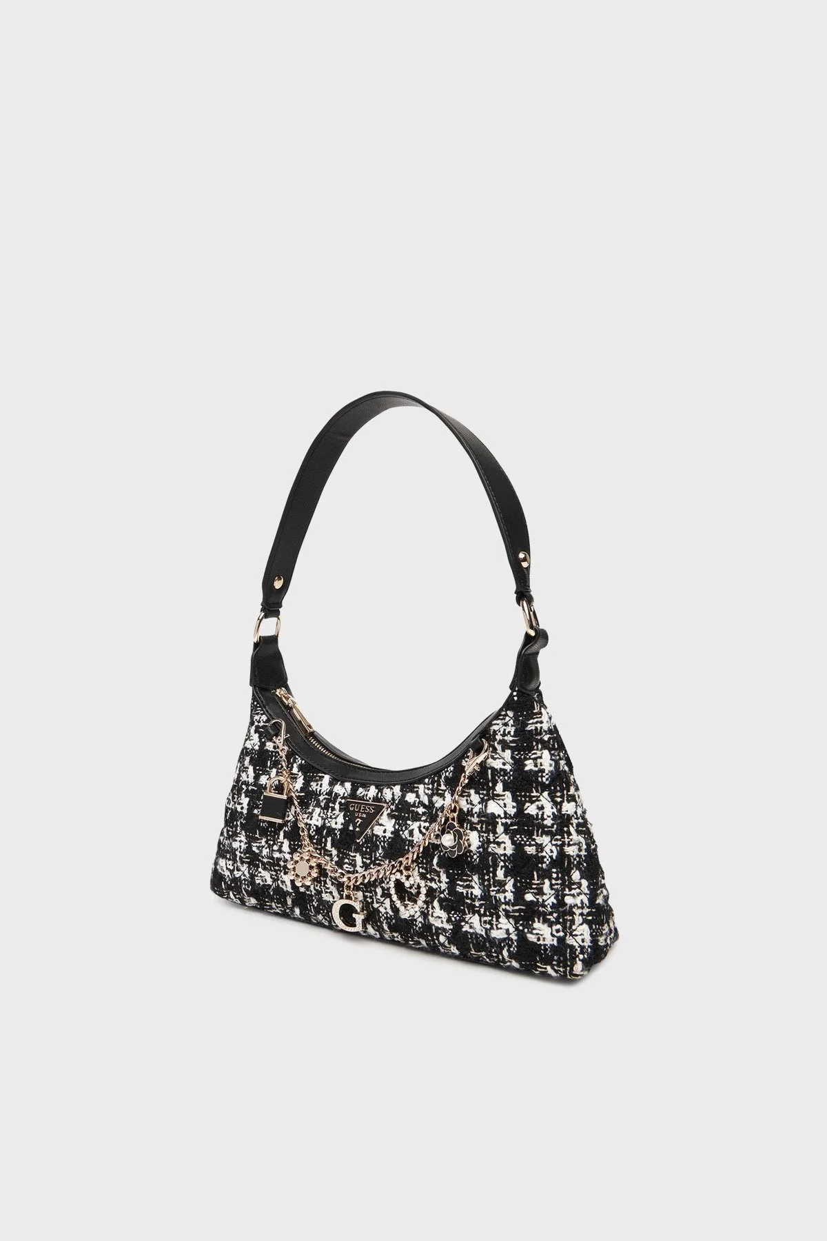 Guess Everlee Omuz Askılı Tüvit HWTB8679180 Bayan Çanta HWTB86 79180 BML SİYAH - 4