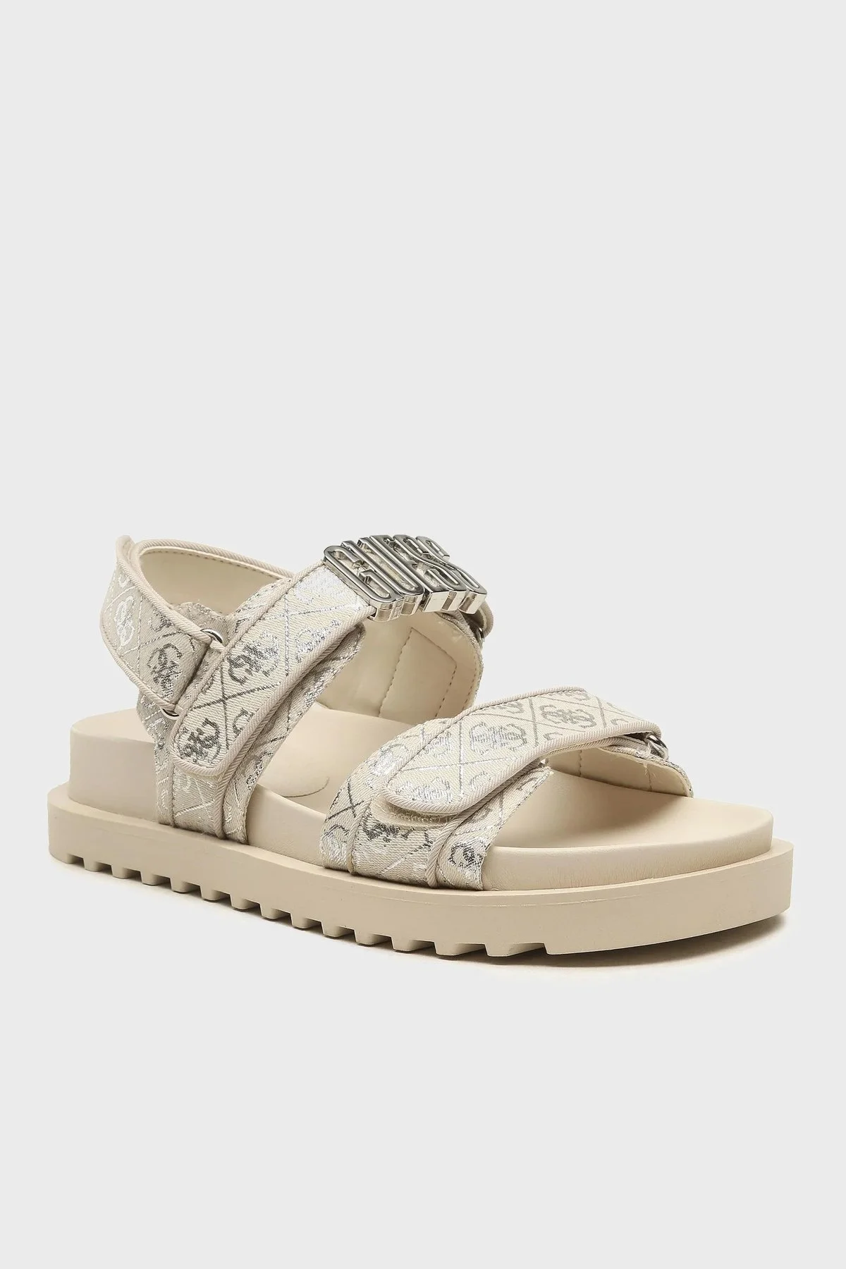 Guess Fabelis Logolu FL6FBSFAL03 Bayan Sandalet FL6FBS FAL03 BEISI BEJ - 3