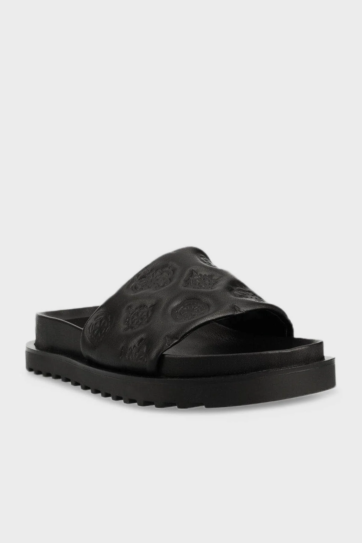Guess Fabetza Şakayık Logolu Düz Bayan Terlik FL6BZT ELE19 BLACK SİYAH - 2