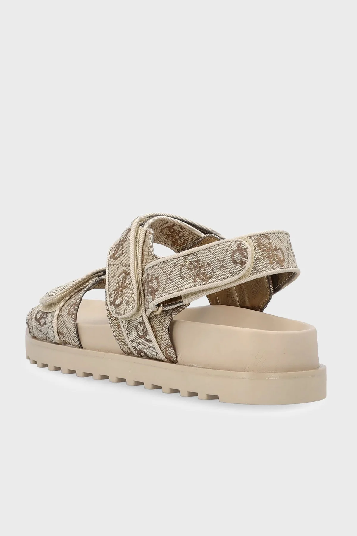Guess Fadison Logolu Cırt Cırtlı FLJFDSLEL03 Bayan Sandalet FLJFDS LEL03 GOLD ALTIN - 4