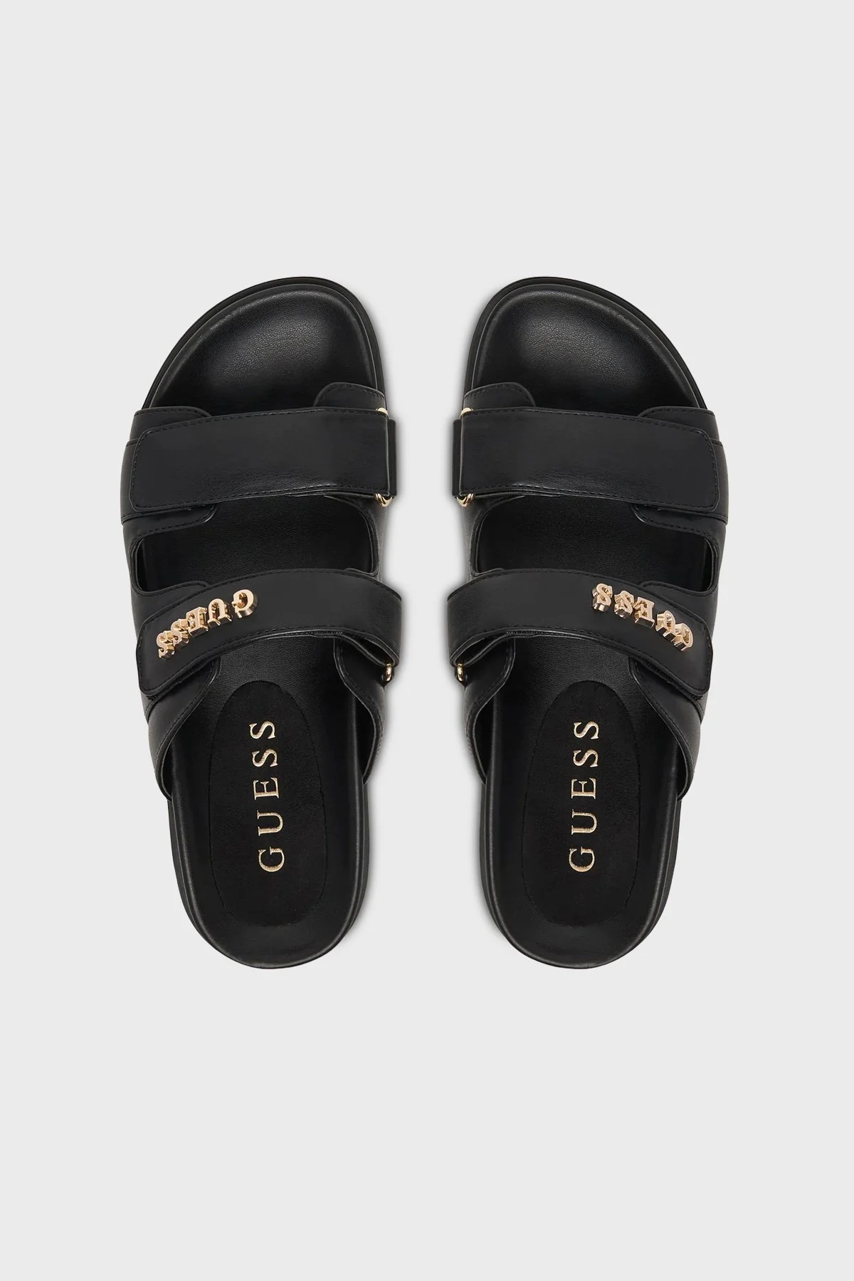 Guess Faxon Logolu Kalın Taban FLJFAXELE03 Kadın Sandalet FLJFAX ELE03 BLACK SİYAH - 3
