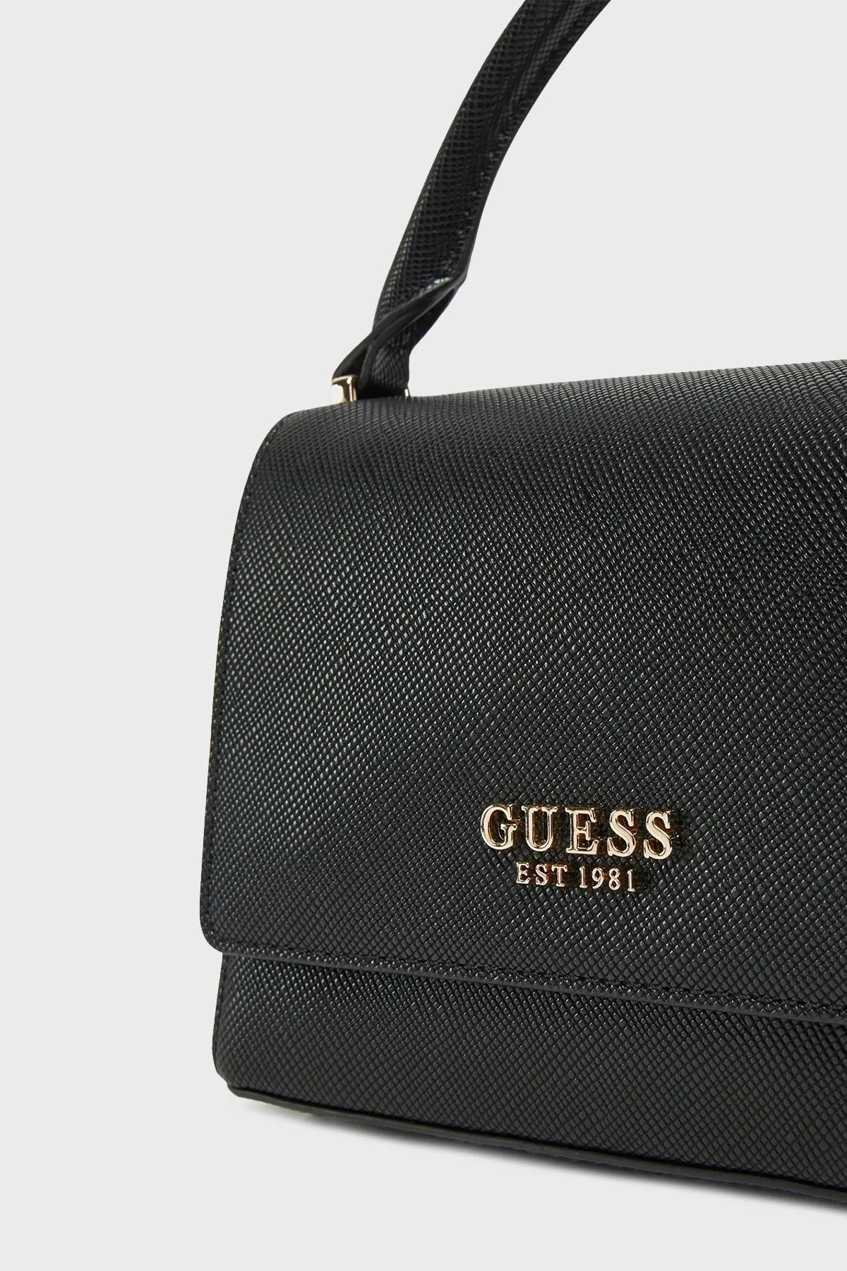 Guess Fedana 4G Logolu Çıkarılabilir Askılı HWZG9643200 Bayan Çanta HWZG96 43200 BLA SİYAH - 7