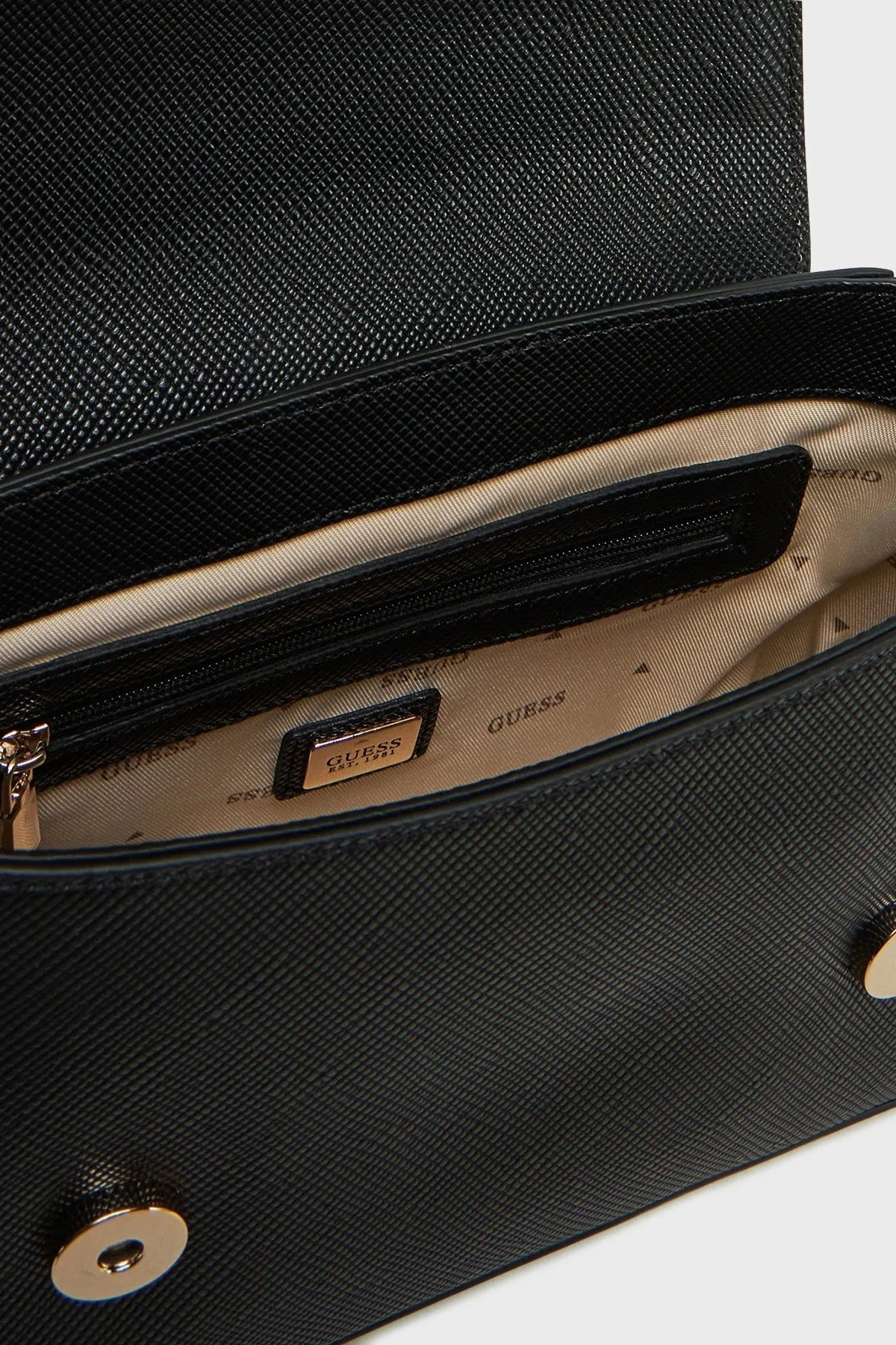 Guess Fedana 4G Logolu Çıkarılabilir Askılı HWZG9643200 Bayan Çanta HWZG96 43200 BLA SİYAH - 8