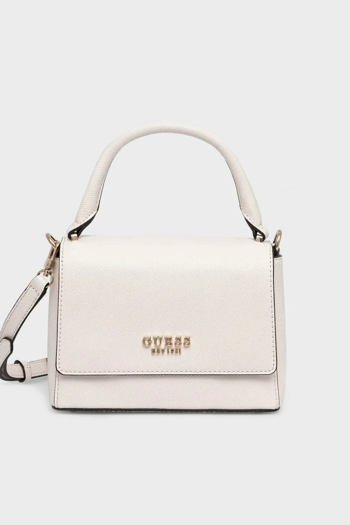 Guess Fedana Logolu Çıkarılabilir Askılı HWZG9643200 Bayan Çanta HWZG96 43200 OFF EKRU - 6