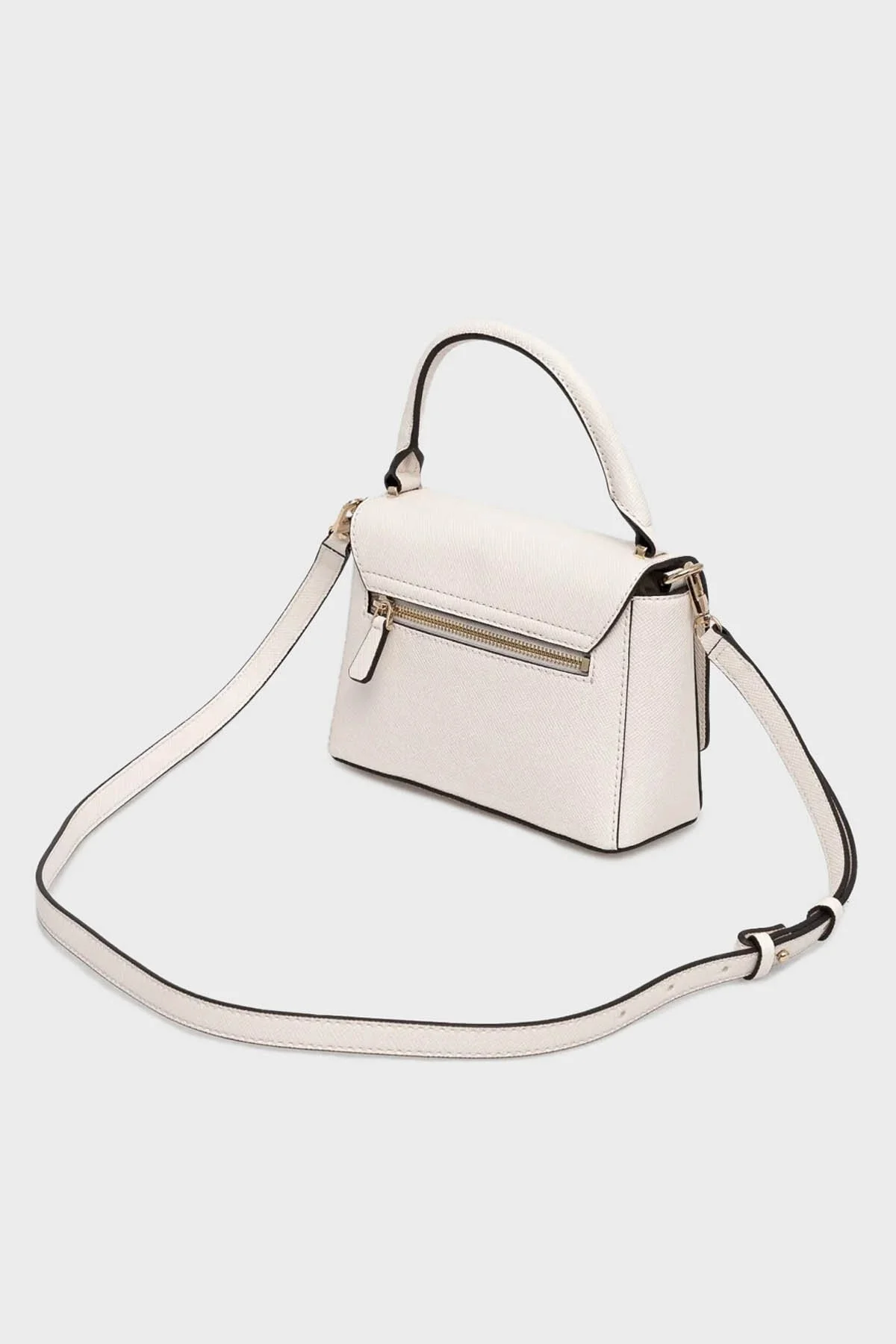 Guess Fedana Logolu Çıkarılabilir Askılı HWZG9643200 Bayan Çanta HWZG96 43200 OFF EKRU - 7