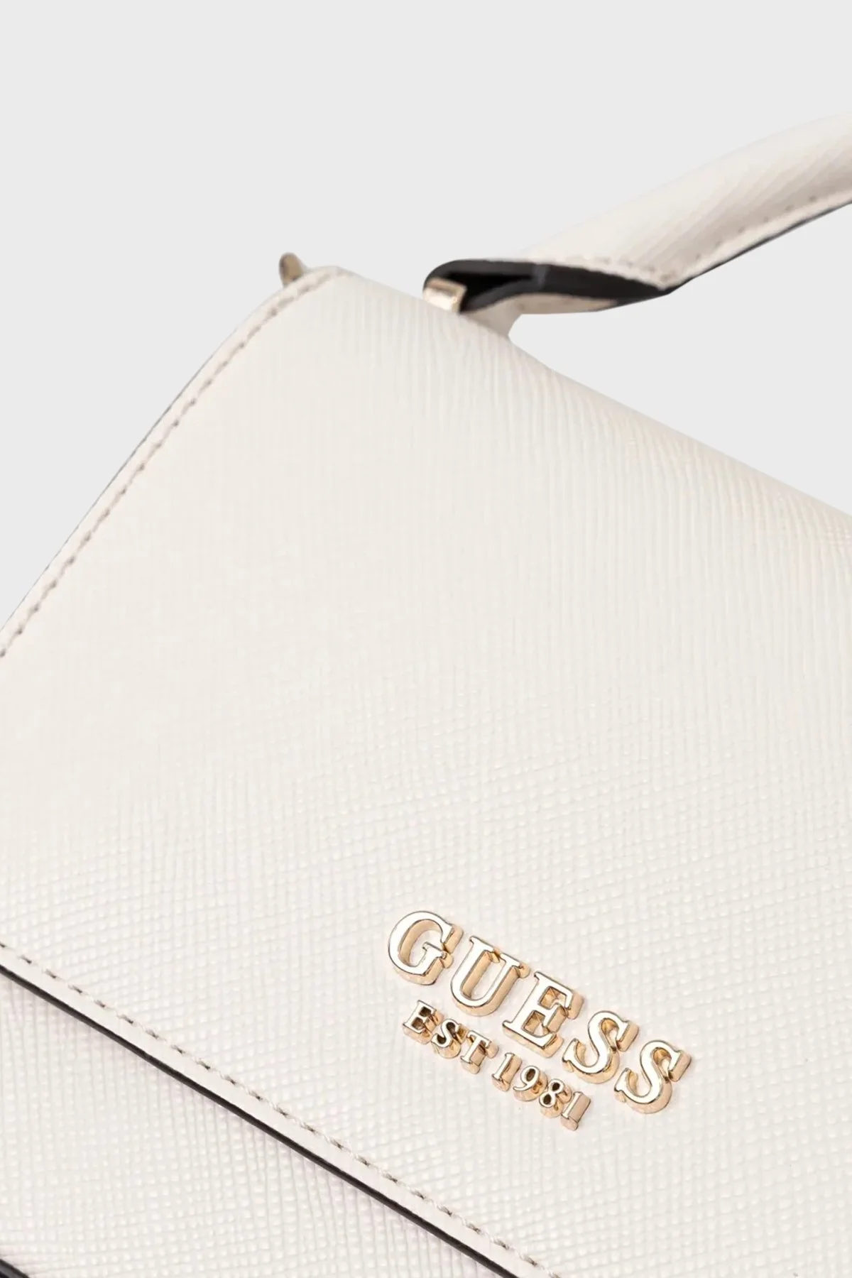 Guess Fedana Logolu Çıkarılabilir Askılı HWZG9643200 Bayan Çanta HWZG96 43200 OFF EKRU - 9