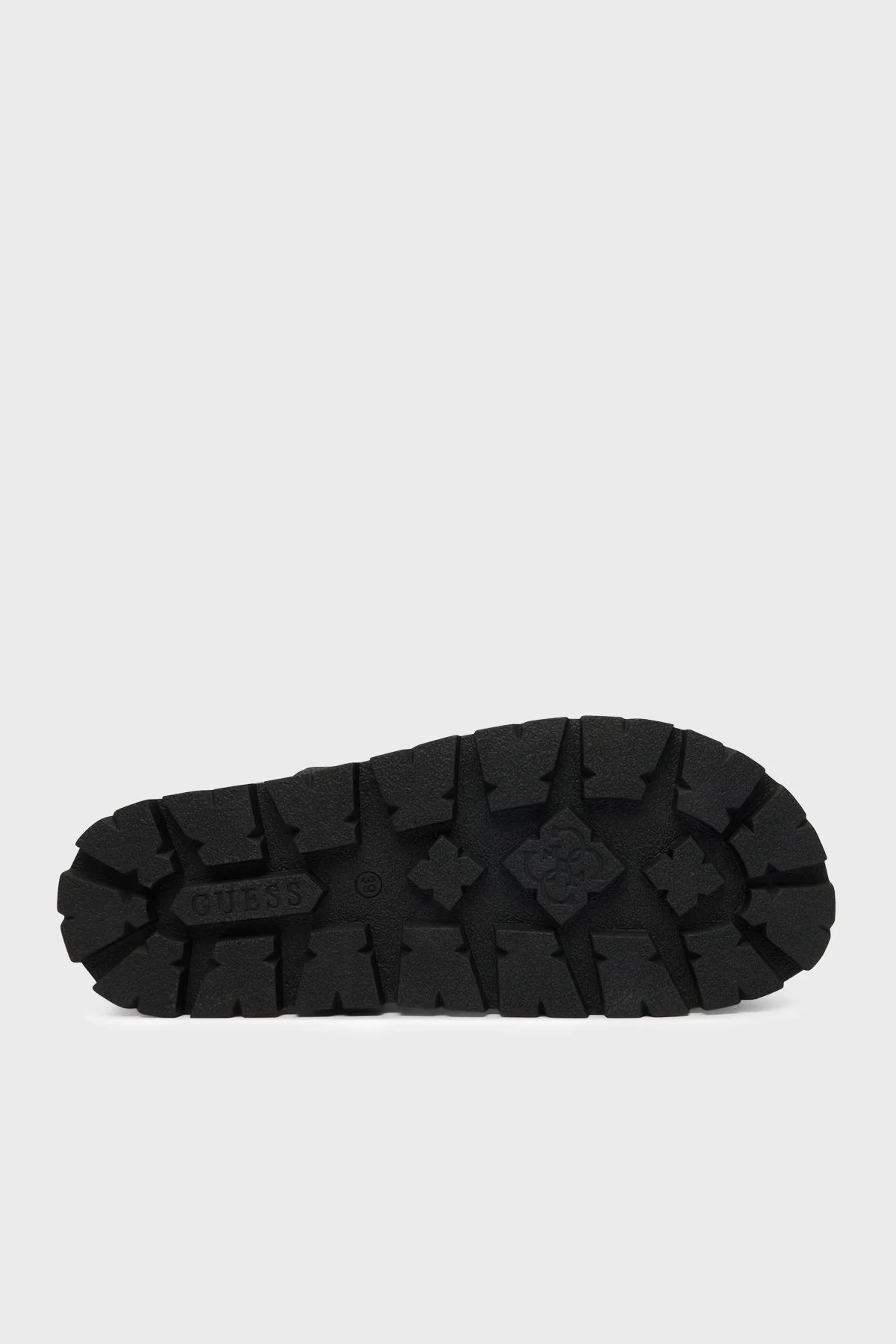 Guess Fetta 4G Logo Baskılı Kalın Tabanlı FLJFTTFAL03 Kadın Sandalet FLJFTT FAL03 BLACK SİYAH - 6