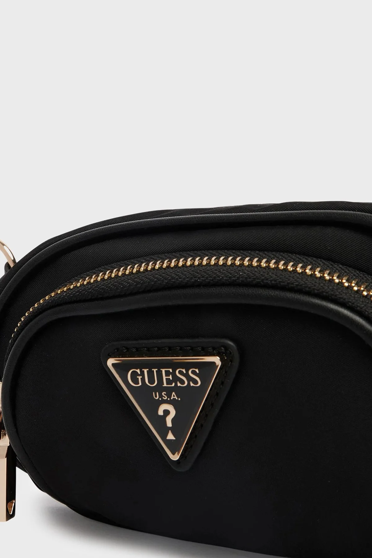 Guess Follie Logolu Ayarlanabilir Askılı TWNN9676080 Kadın Bel Çantası TWNN96 76080 BLA Siyah - 5