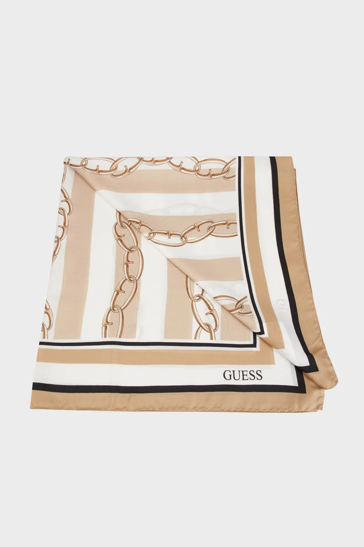 Guess Foualard İpek ve Modal Karışımlı 90 x 90 cm AW5103MOD03 Bayan Şal AW5103 MOD03 BEI BEJ - 3