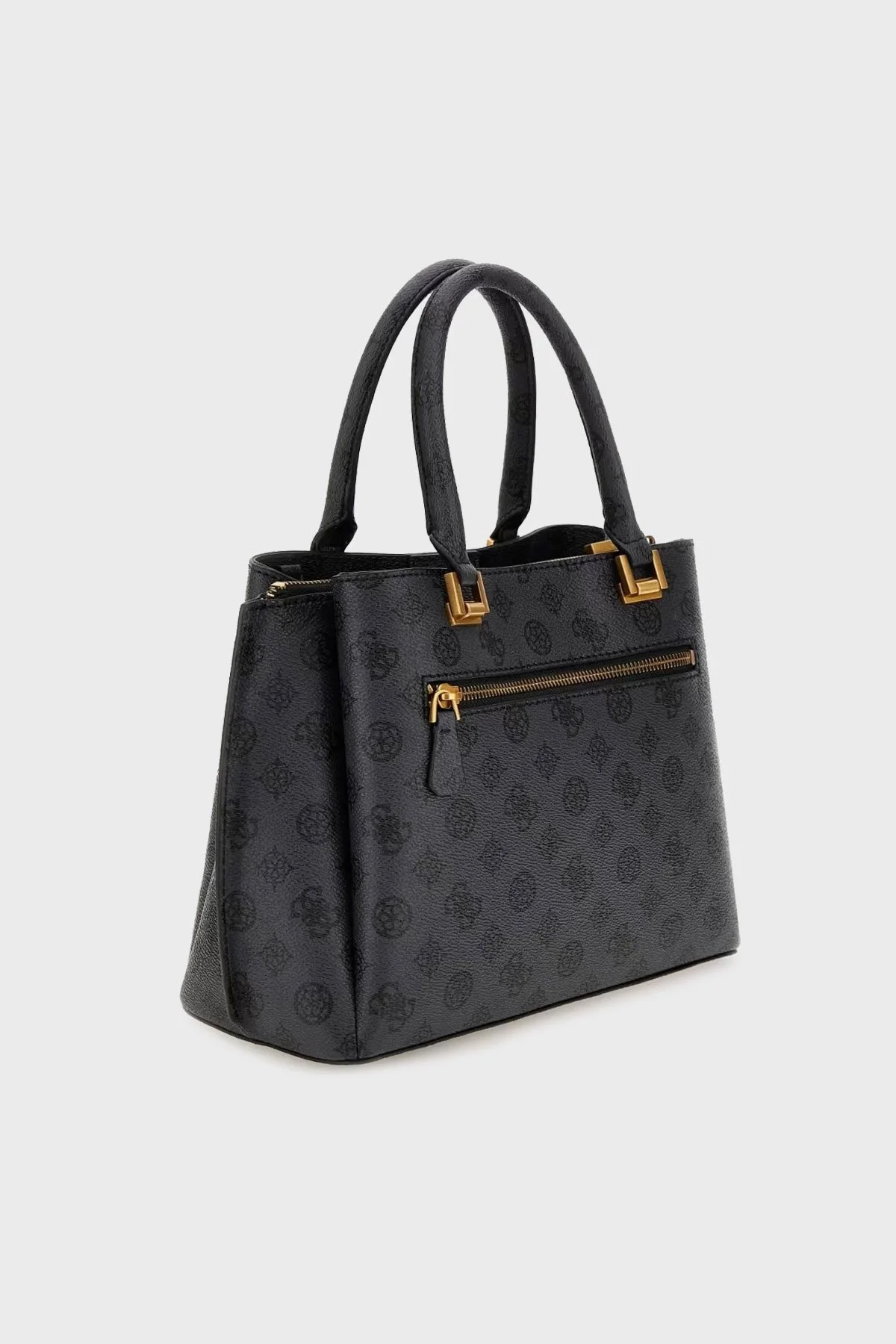 Guess Fynna Logolu Ayarlanabilir ve Çıkarılabilir Omuz Askılı Bayan Çanta HWPB8993060 CHG ANTRASİT - 2