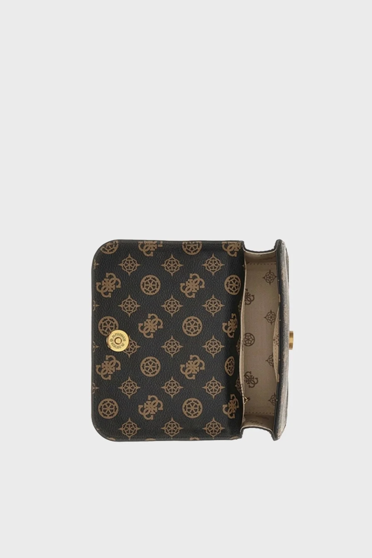 Guess Fynna Logolu Taş Detaylı Zincir Askılı Bayan Çanta HWPS8993780 MOE SİYAH - 5