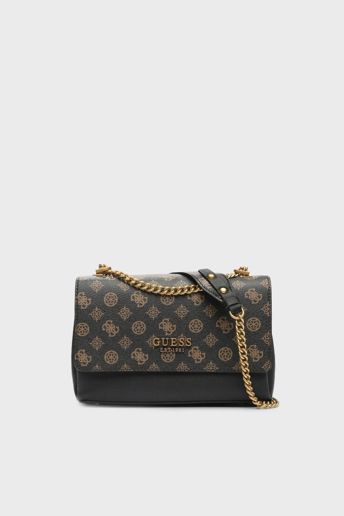 Guess Fynna Zincirli Omuz Askılı Bayan Çanta HWVB8993210 BMG SİYAH - 1