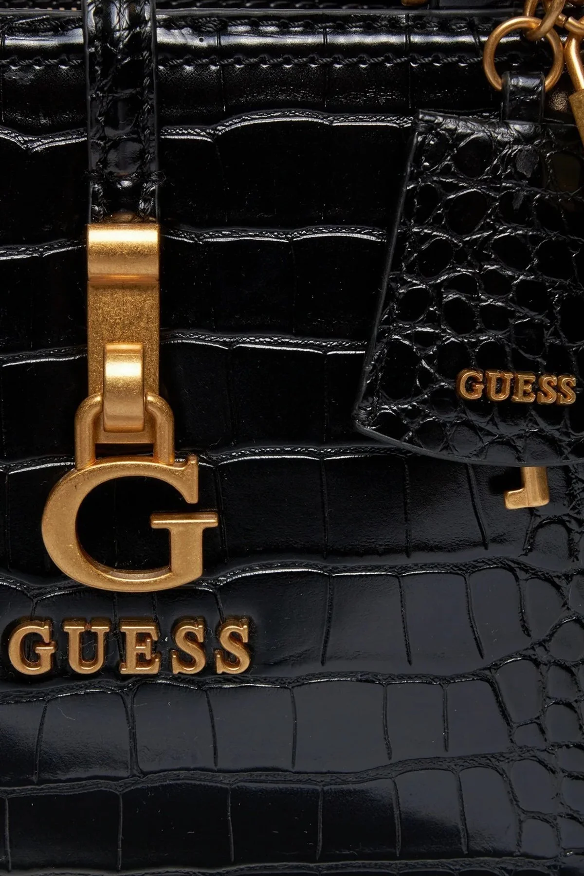 Guess G James Ayarlanabilir ve Çıkarılabilir Uzatma Askılı HWCA9212060BLA Bayan Çanta HWCA9212060 BLA SİYAH - 5