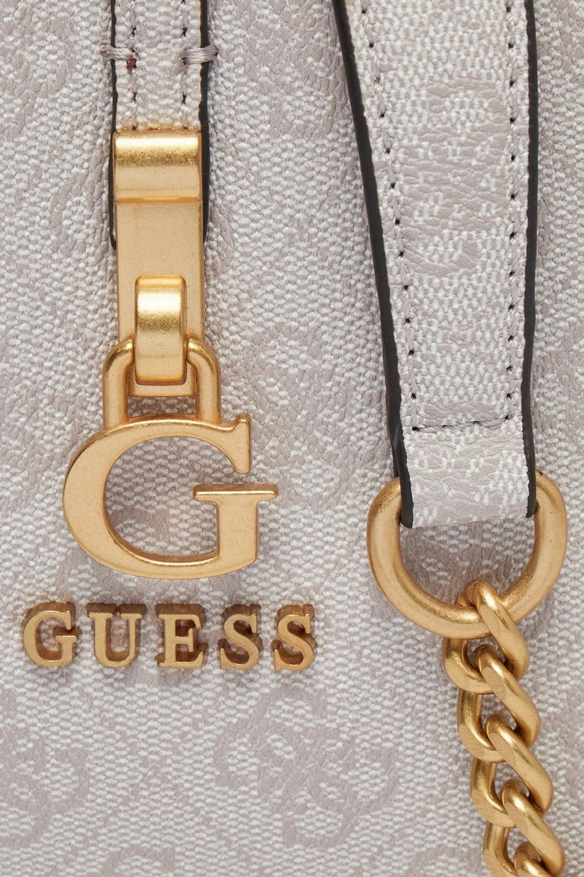 Guess G James Çıkarılabilir Zincir Askılı HWQC9213760DVL Bayan Çanta HWQC9213760 DVL EKRU - 5
