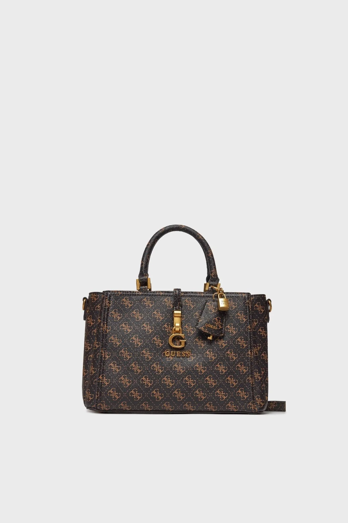 Guess G James Logolu Çıkarılabilir Uzatma Askılı HWQA9213060BNL Bayan Çanta HWQA9213060 BNL KAHVE - 1