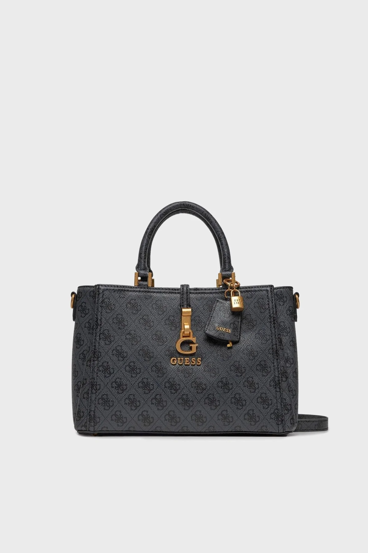 Guess G James Logolu Çıkarılabilir Uzatma Askılı HWQC9213060CLO Bayan Çanta HWQC9213060 CLO ANTRASİT - 1