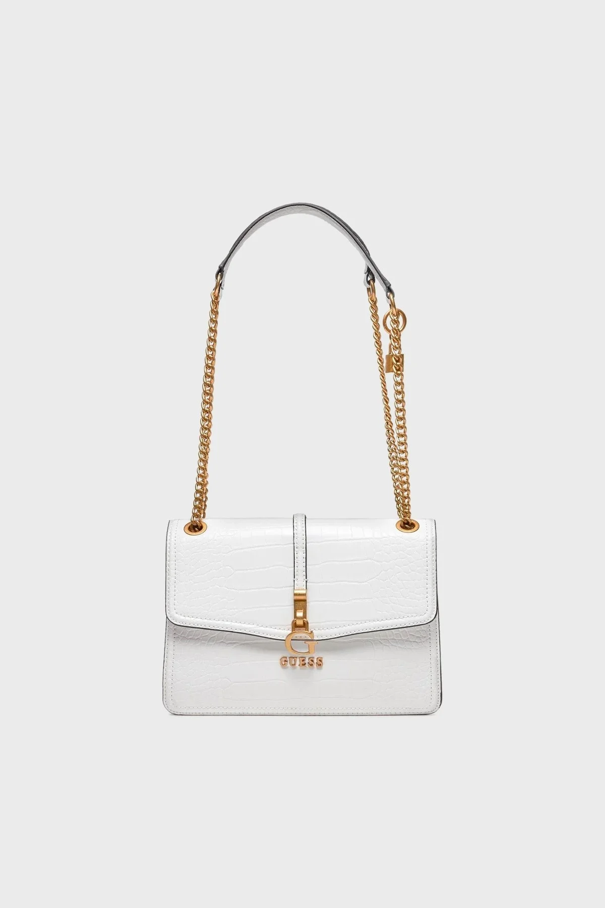 Guess G James Logolu Zincir Askılı HWCA9212210WHI Bayan Çanta HWCA9212210 WHI BEYAZ - 6