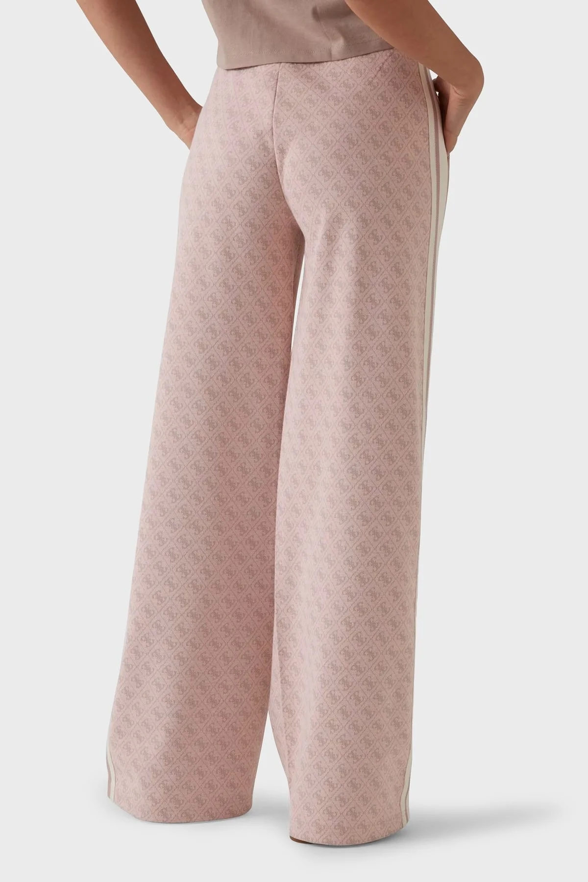 Guess G Logo Regular Fit Tamamı 4G Logolu Palazzo V5RB03KCO90 Bayan Pantolon V5RB03 KCO90 F6DK PUDRA - 7