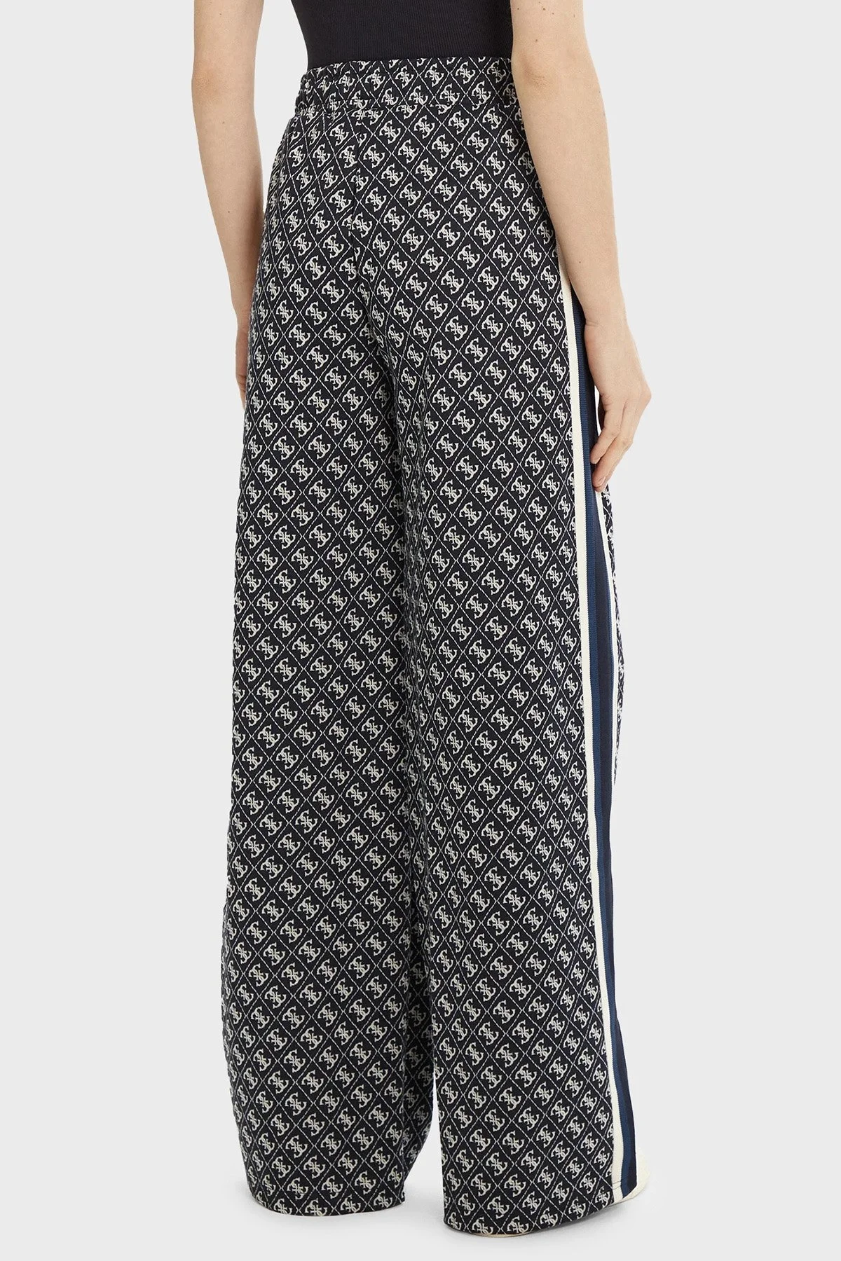 Guess G Logo Regular Fit Tamamı 4G Logolu Palazzo V5RB03KCO90 Bayan Pantolon V5RB03 KCO90 FBB4 LACİVERT - 2