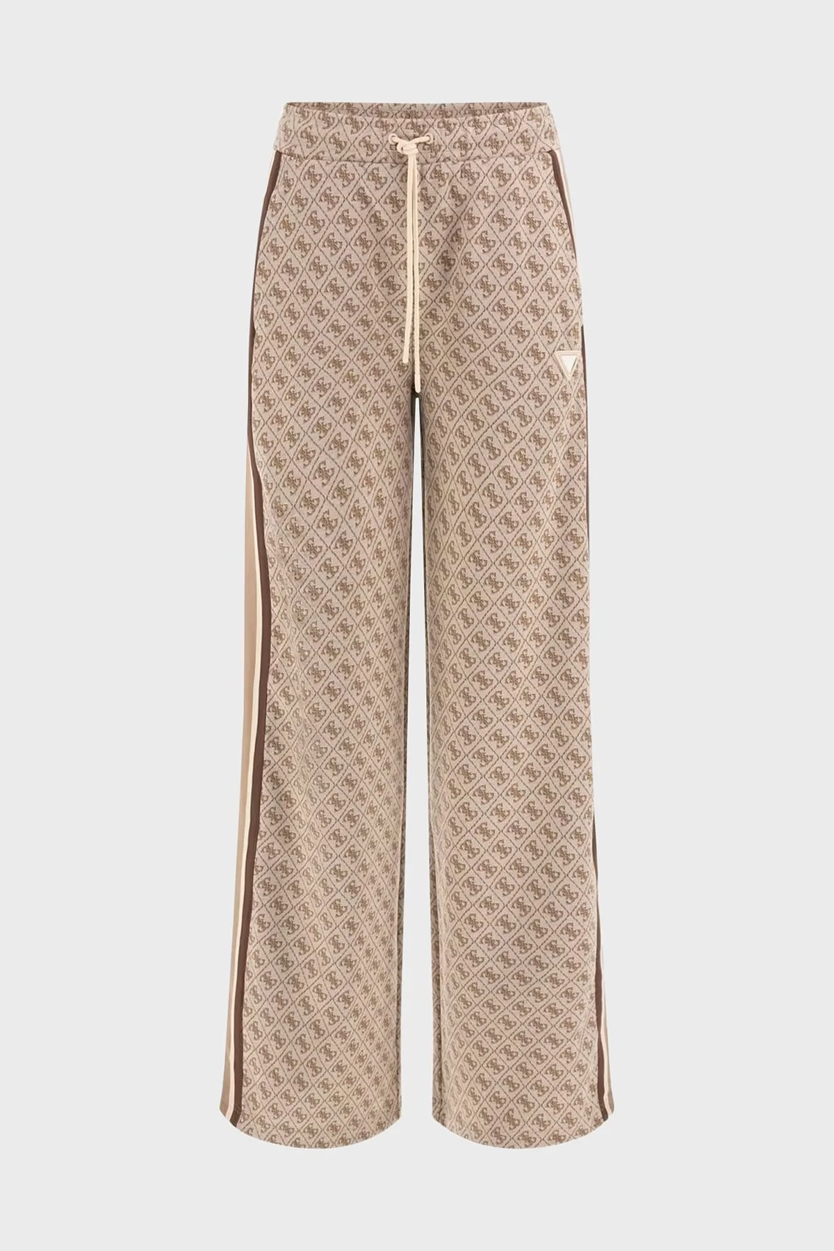 Guess G Logo Regular Fit Tamamı 4G Logolu Palazzo V5RB03KCO90 Bayan Pantolon V5RB03 KCO90 FN4T BEJ - 5