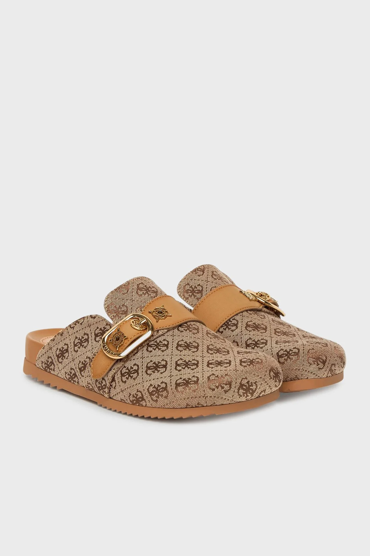 Guess Galavanta Logolu Tokalı FLPGALFAL06 Bayan Terlik FLPGAL FAL06 BEIBR BEJ - 2