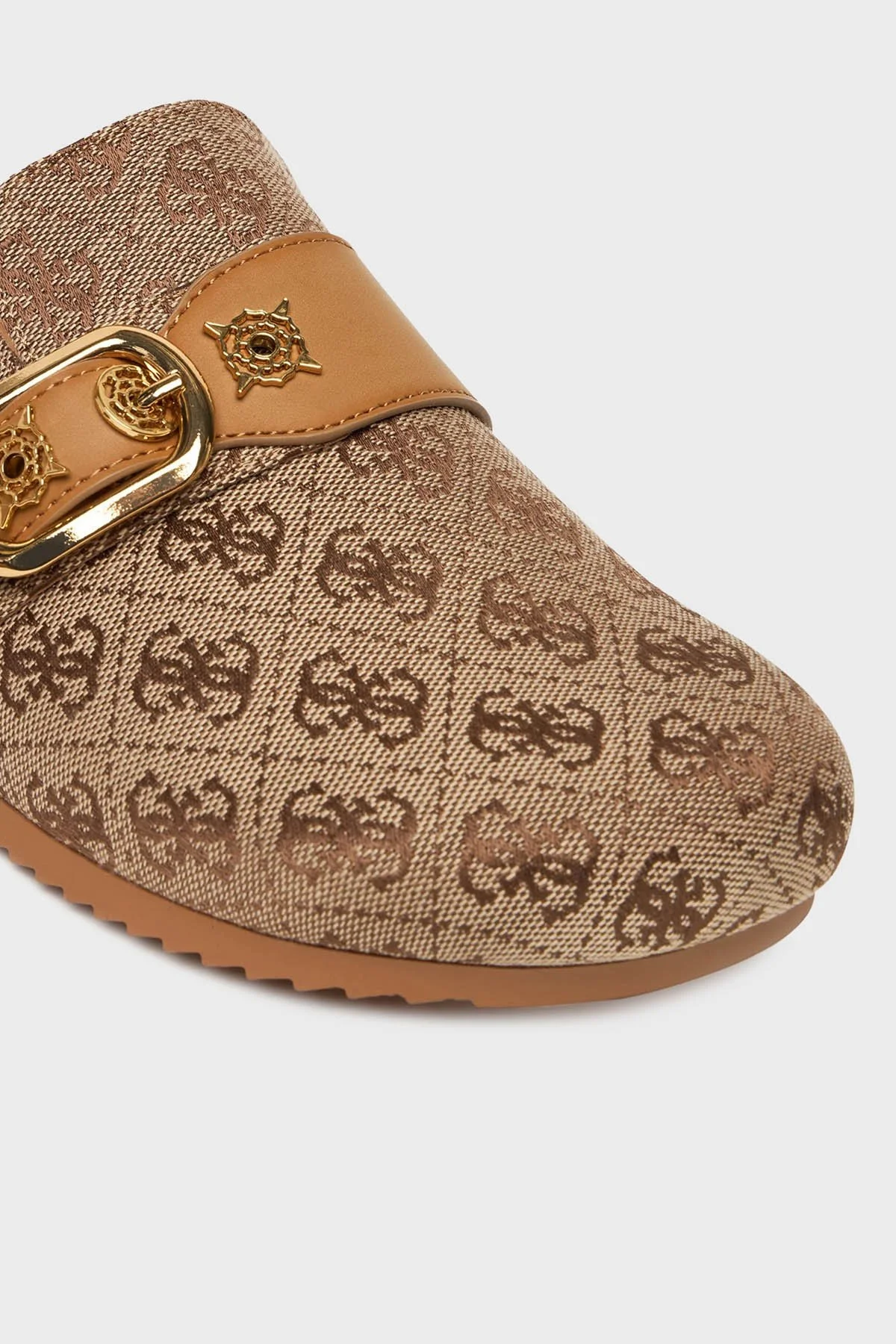 Guess Galavanta Logolu Tokalı FLPGALFAL06 Bayan Terlik FLPGAL FAL06 BEIBR BEJ - 4