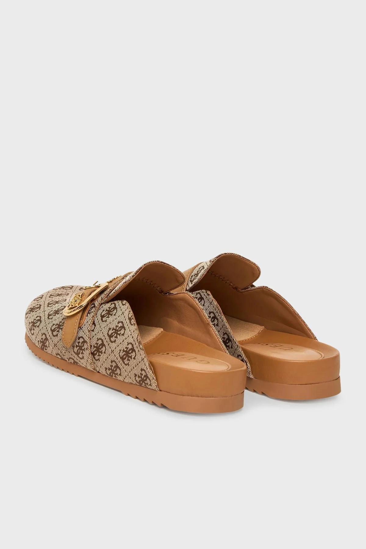 Guess Galavanta Logolu Tokalı FLPGALFAL06 Bayan Terlik FLPGAL FAL06 BEIBR BEJ - 5