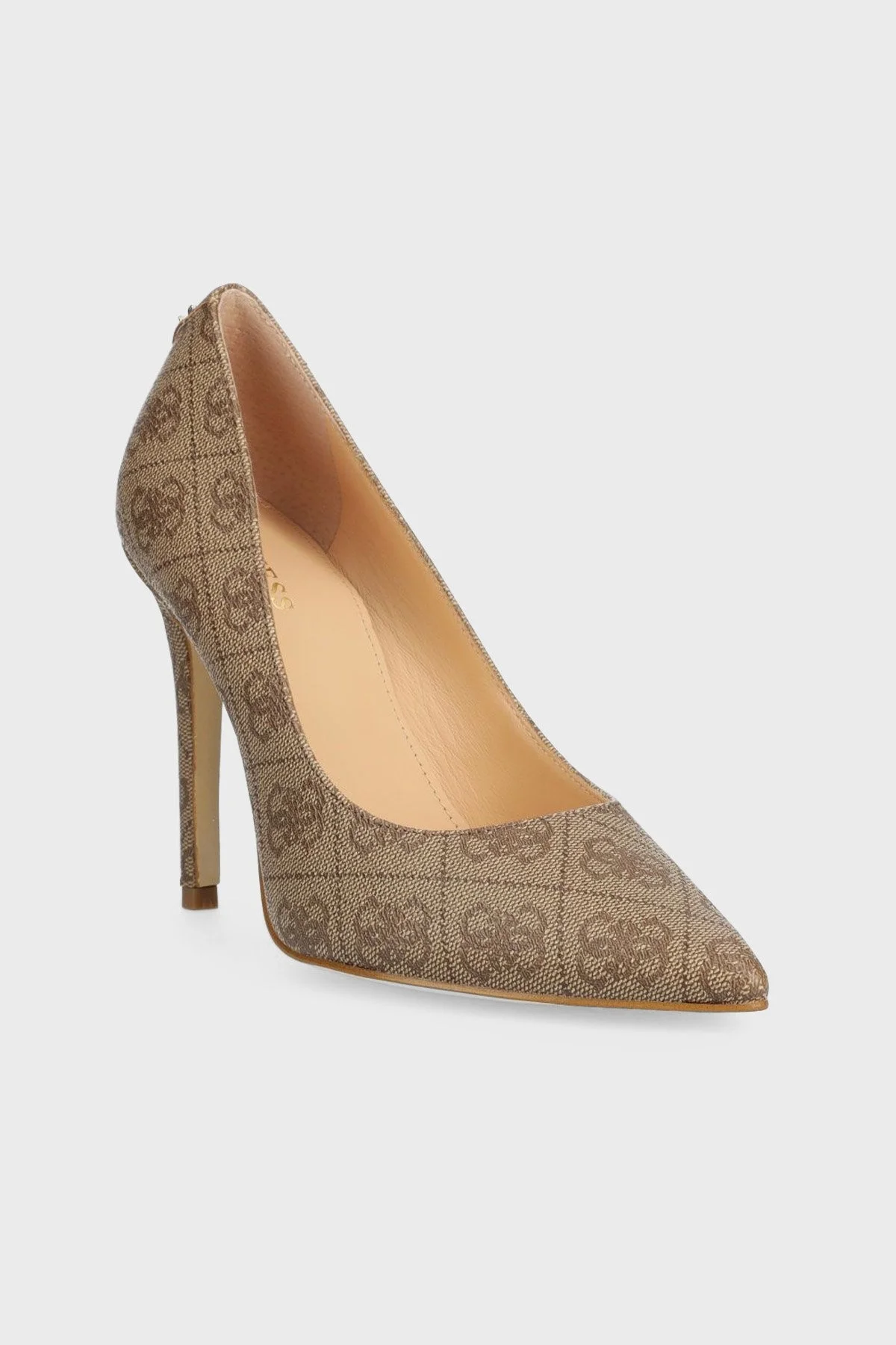 Guess Gavi10 Sivri Burun İnce Topuklu Bayan Ayakkabı FL5G10 FAL08 BEIBR KAHVE-BEJ - 3