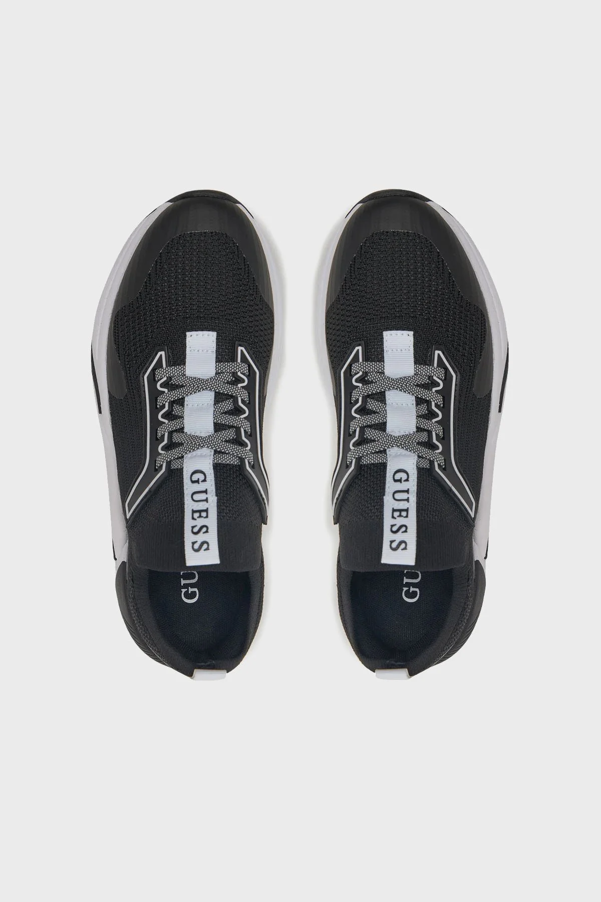Guess Gaxtin Logolu Kalın Tabanlı Sneaker FLPGAXFAB12 Kadın Ayakkabı FLPGAX FAB12 BLACK SİYAH - 3