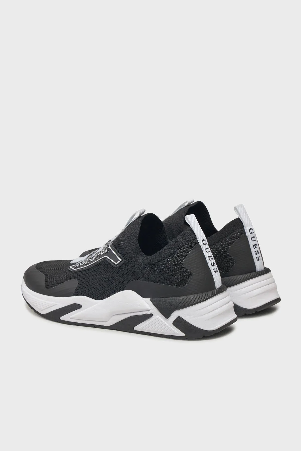 Guess Gaxtin Logolu Kalın Tabanlı Sneaker FLPGAXFAB12 Kadın Ayakkabı FLPGAX FAB12 BLACK SİYAH - 4
