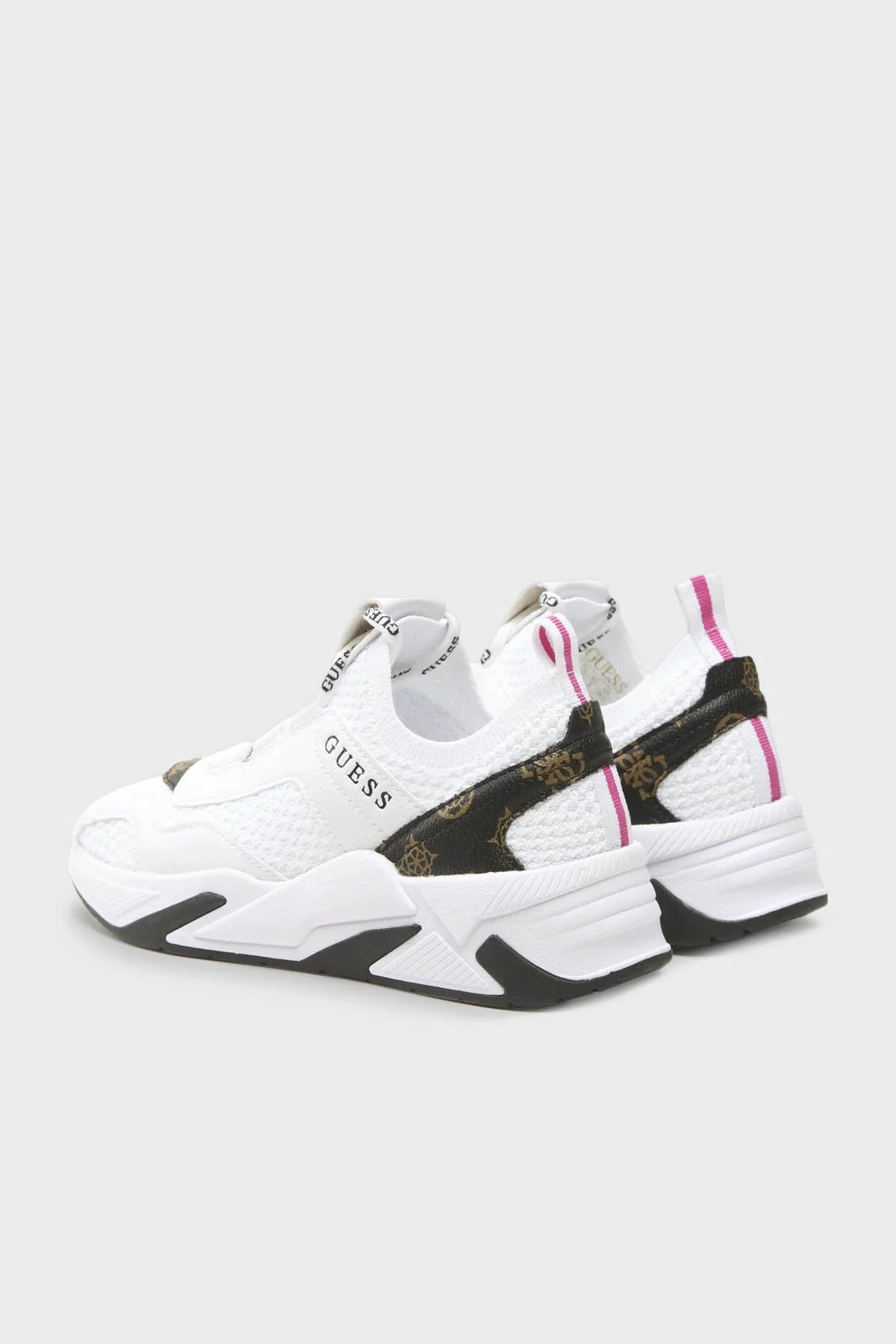 Guess Geniver Kontrast Malzemeli Spor Bayan Ayakkabı FL6GVN FAB12 WHITE BEYAZ - 2