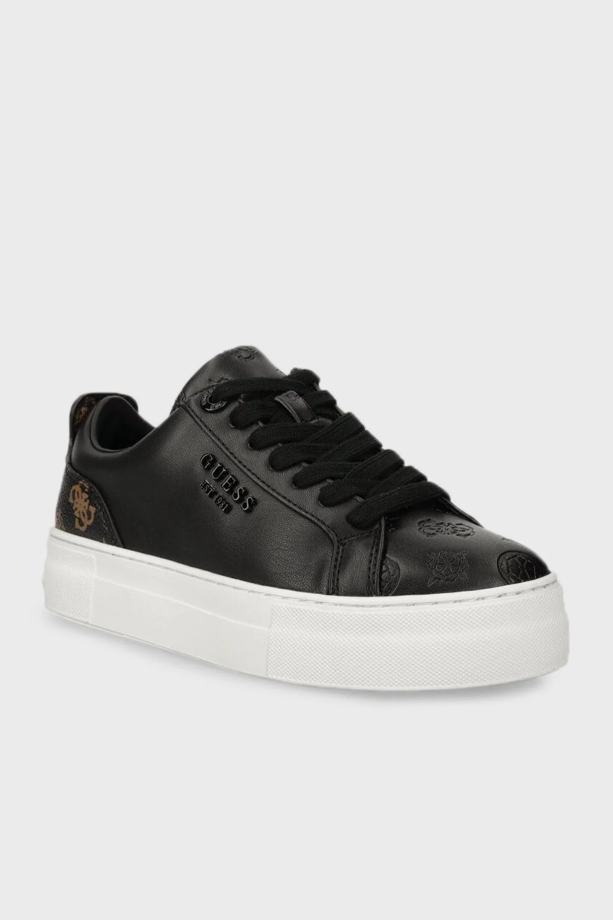 Guess Genza Sneaker Bayan Ayakkabı FL8GEAPEL12 BLACK SİYAH - 2