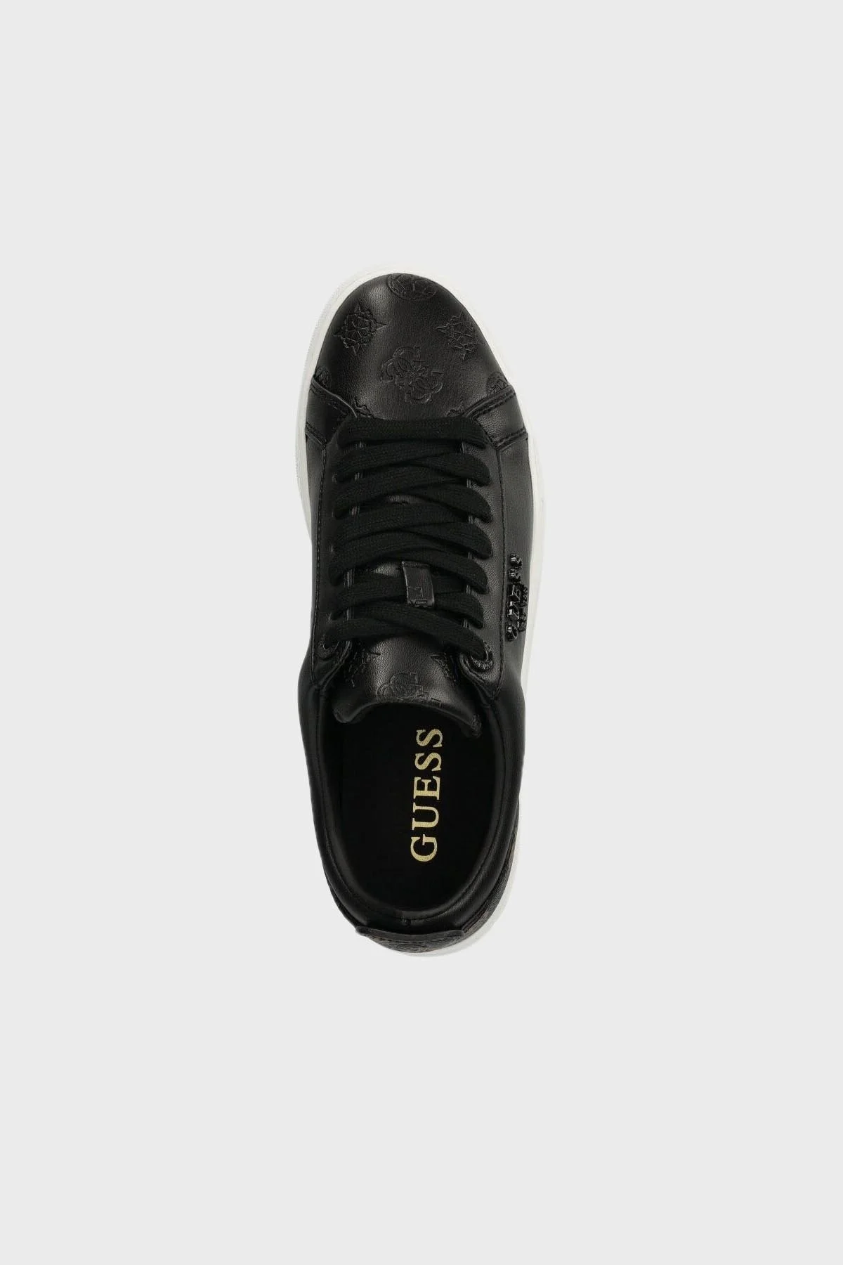 Guess Genza Sneaker Bayan Ayakkabı FL8GEAPEL12 BLACK SİYAH - 4
