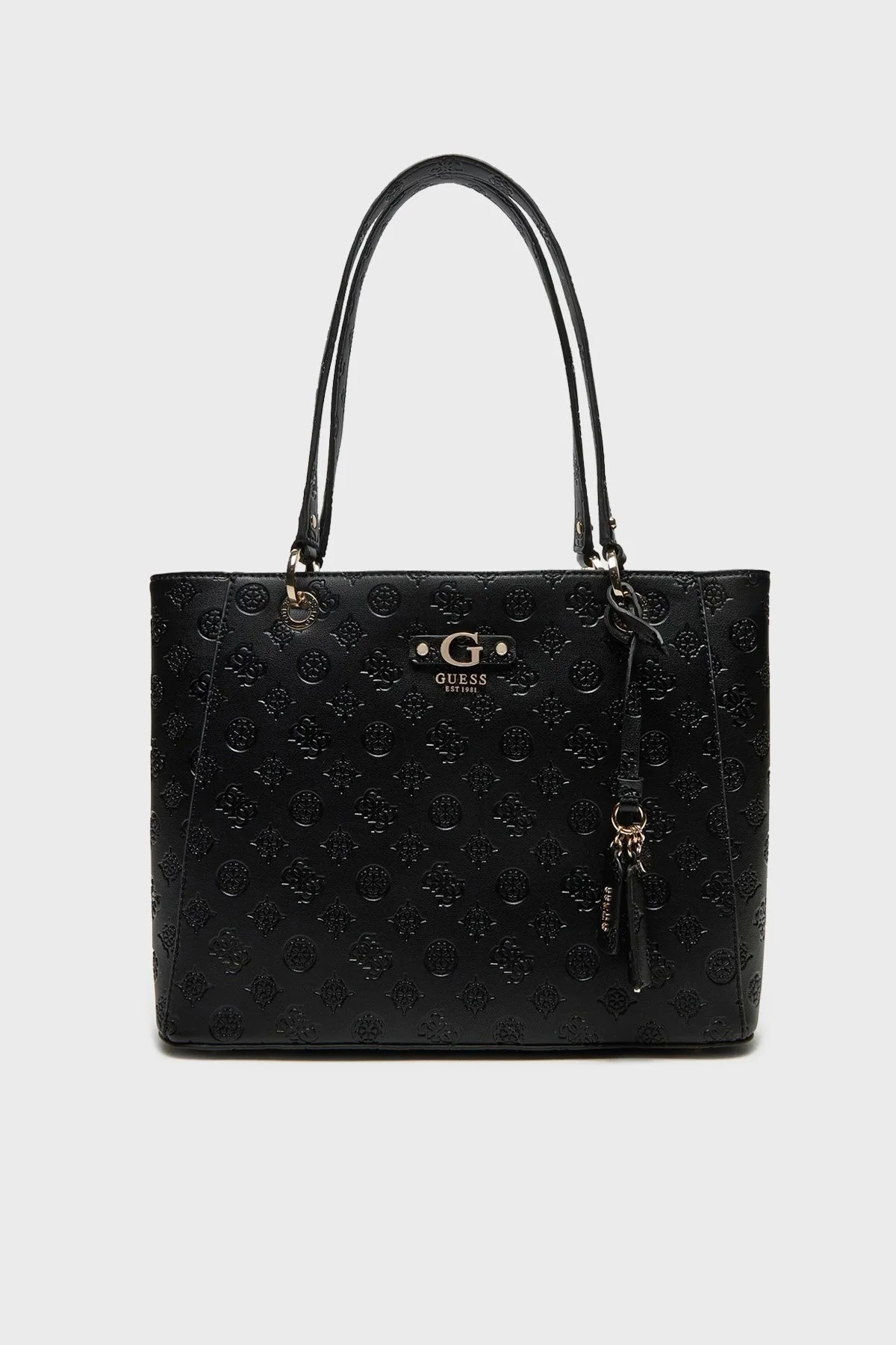 Guess Gerty 4G Logolu Büyük HWPD9529250 Bayan Çanta HWPD95 29250 BLA SİYAH - 6