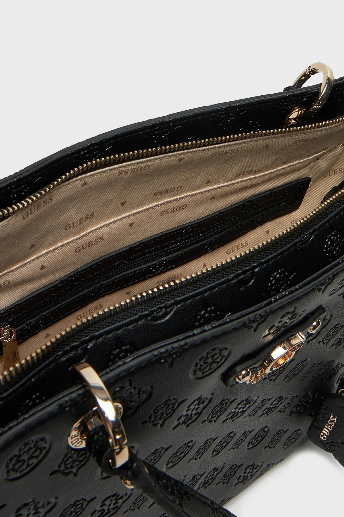 Guess Gerty 4G Logolu Büyük HWPD9529250 Bayan Çanta HWPD95 29250 BLA SİYAH - 9