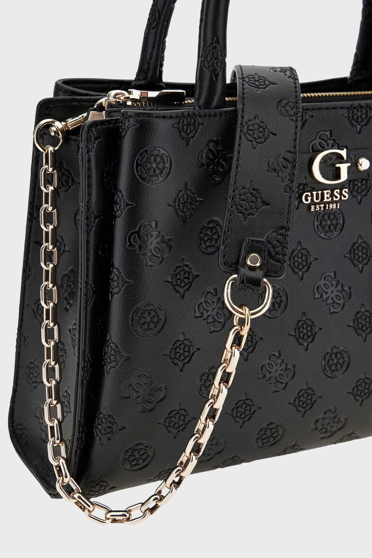 Guess Gerty 4G Logolu Çıkarılabilir Askılı HWPD9529060 Bayan Çanta HWPD95 29060 BLA SİYAH - 8