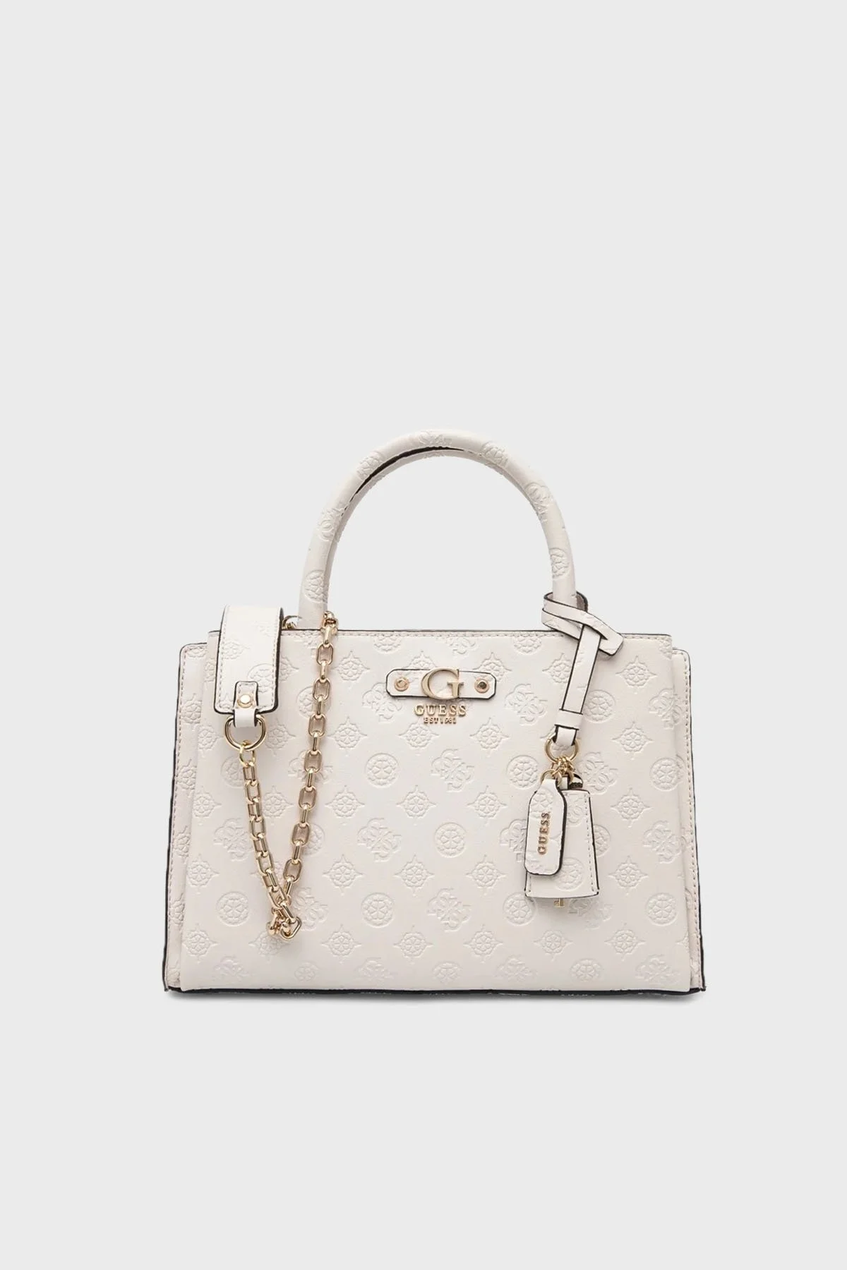 Guess Gerty 4G Logolu Çıkarılabilir Askılı HWPD9529060 Bayan Çanta HWPD95 29060 OFF BEYAZ - 5