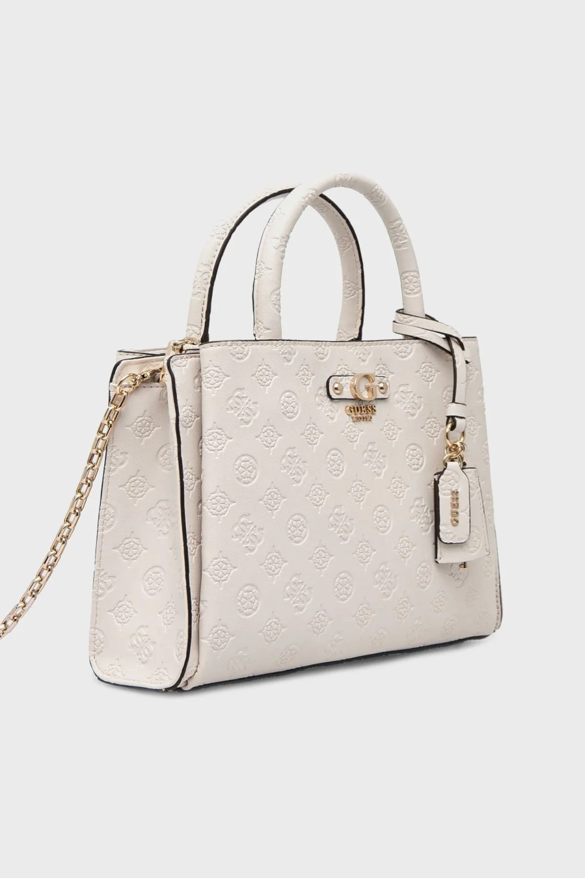 Guess Gerty 4G Logolu Çıkarılabilir Askılı HWPD9529060 Bayan Çanta HWPD95 29060 OFF BEYAZ - 6