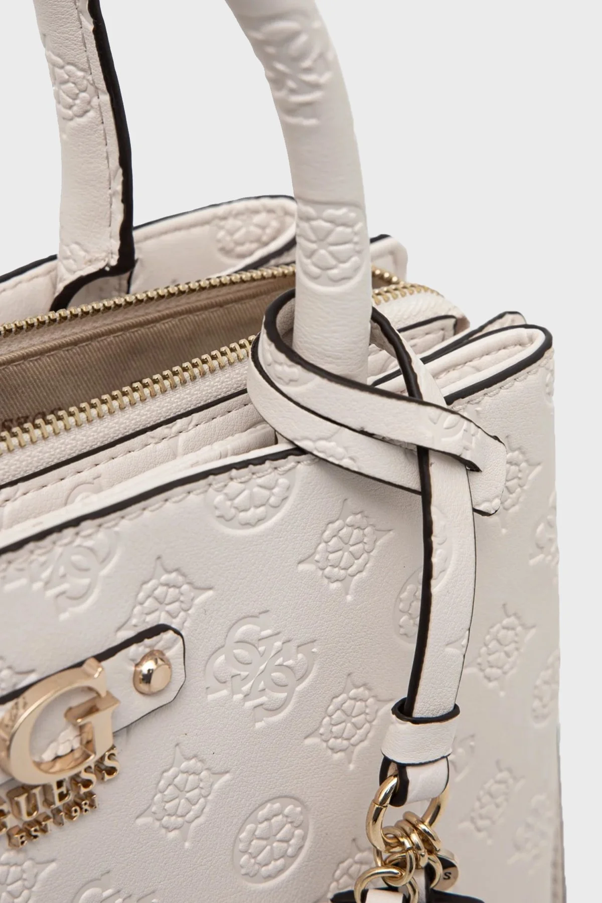 Guess Gerty 4G Logolu Çıkarılabilir Askılı HWPD9529060 Bayan Çanta HWPD95 29060 OFF BEYAZ - 8